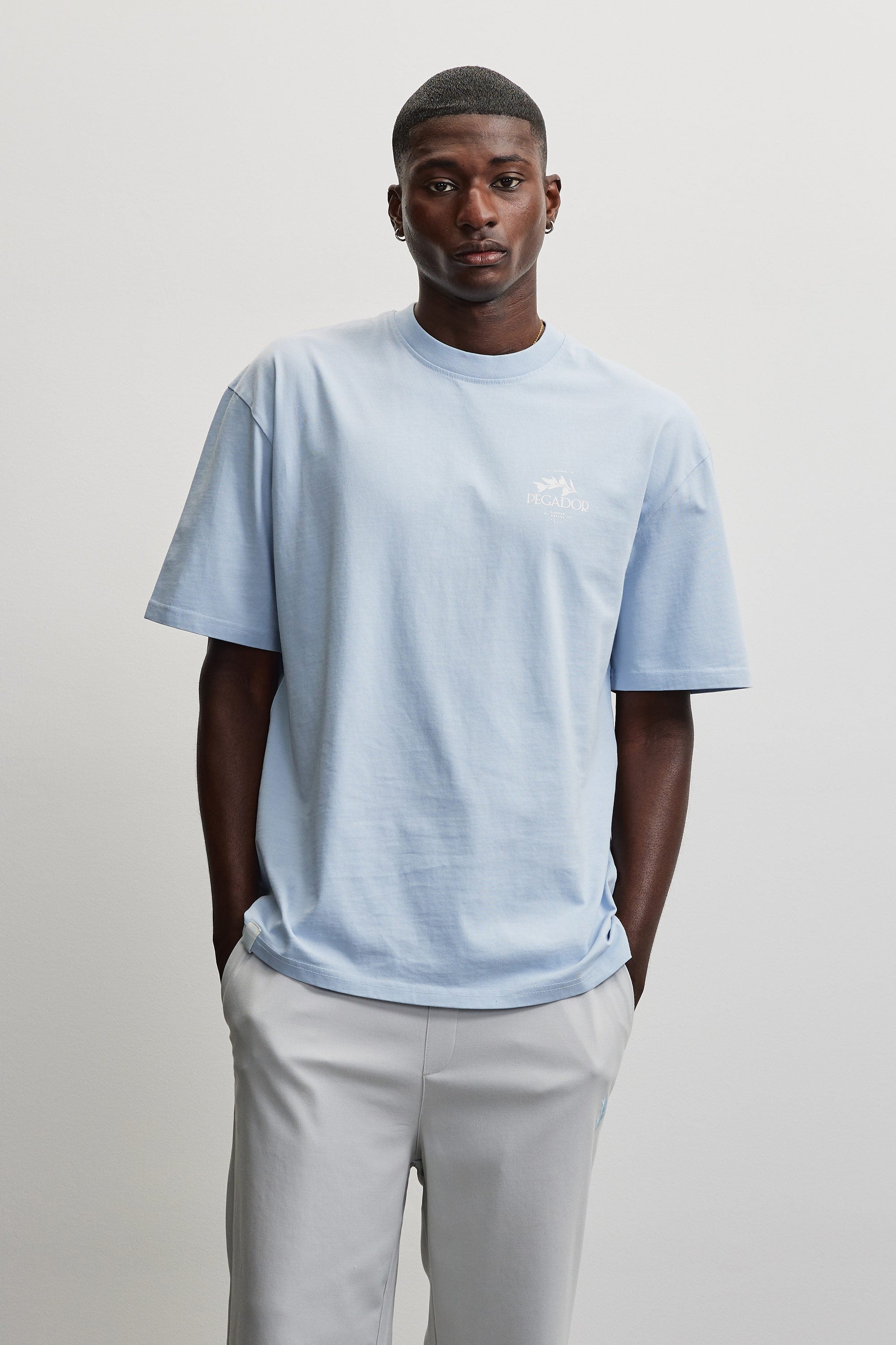 PEGADOR Rundhalsshirt "TRAVNIK OVERSIZED TEE"