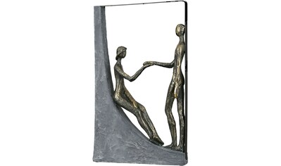 Casablanca by Gilde Dekofigur »Skulptur Holding Hands, bronzefarben/grau«, (1 St.),... kaufen