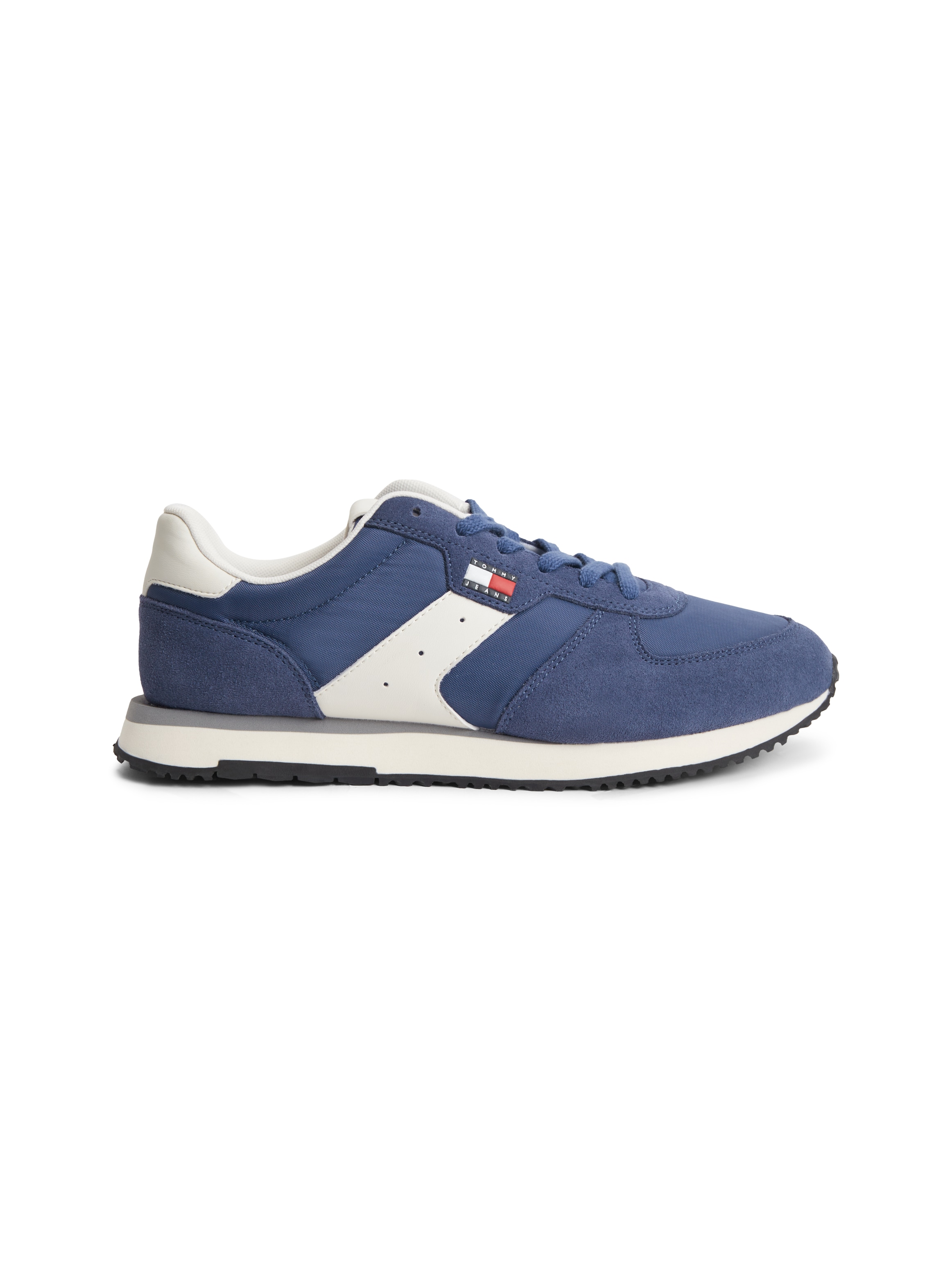 Tommy Jeans Sneaker »TJM EVA RUNNER MIX MATERIAL«  Freizeitschuh, Schnürschuh mit Logoflaggen-Prägung an der Schuhzunge