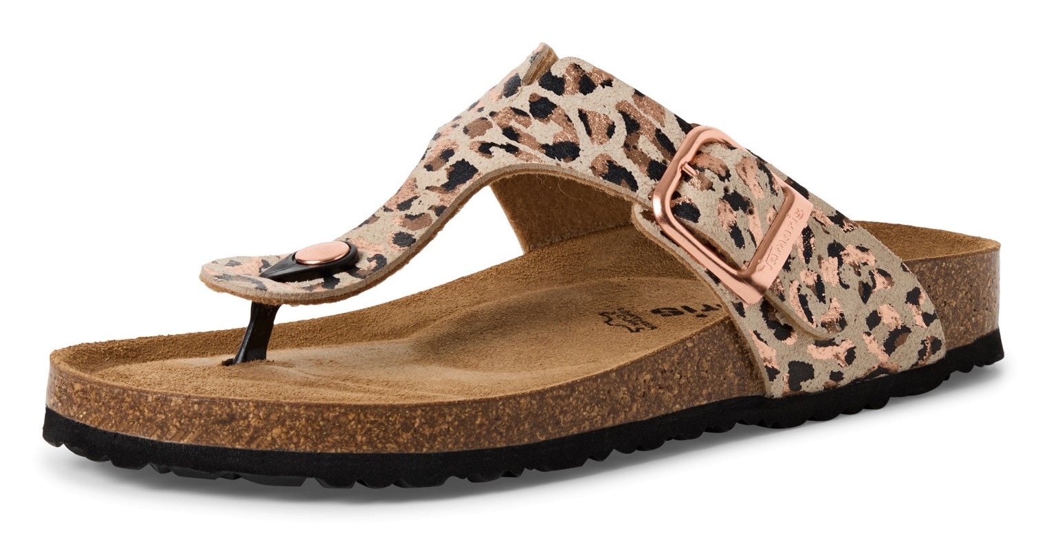 Tamaris Zehentrenner "CORRA" Sommerschuh, Schlupfschuh mit angenehmen Zehen günstig online kaufen