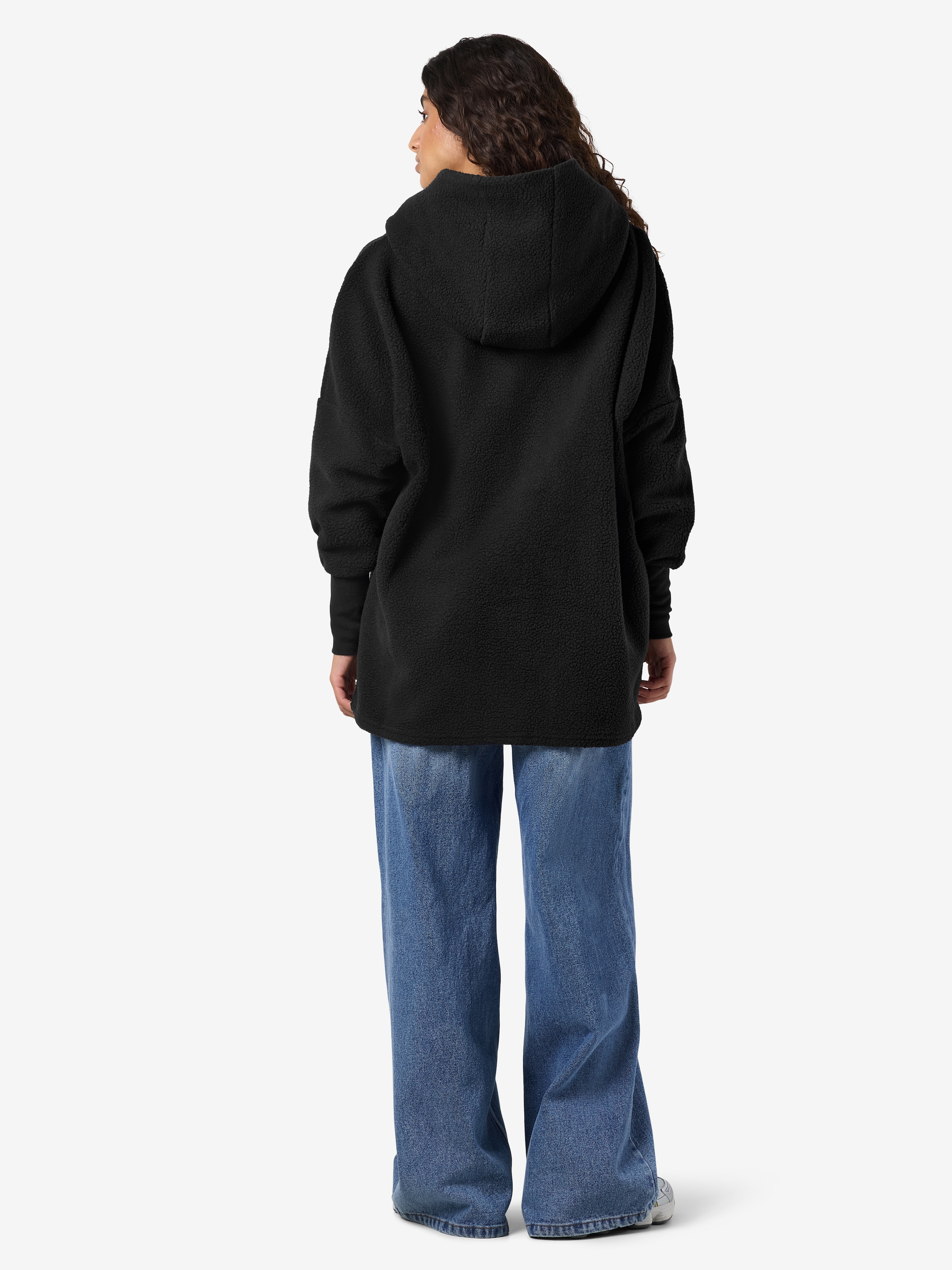 Noisy may Kapuzensweatjacke »NMCOZY L/S LONG SHACKET W HOOD JRS NOOS«