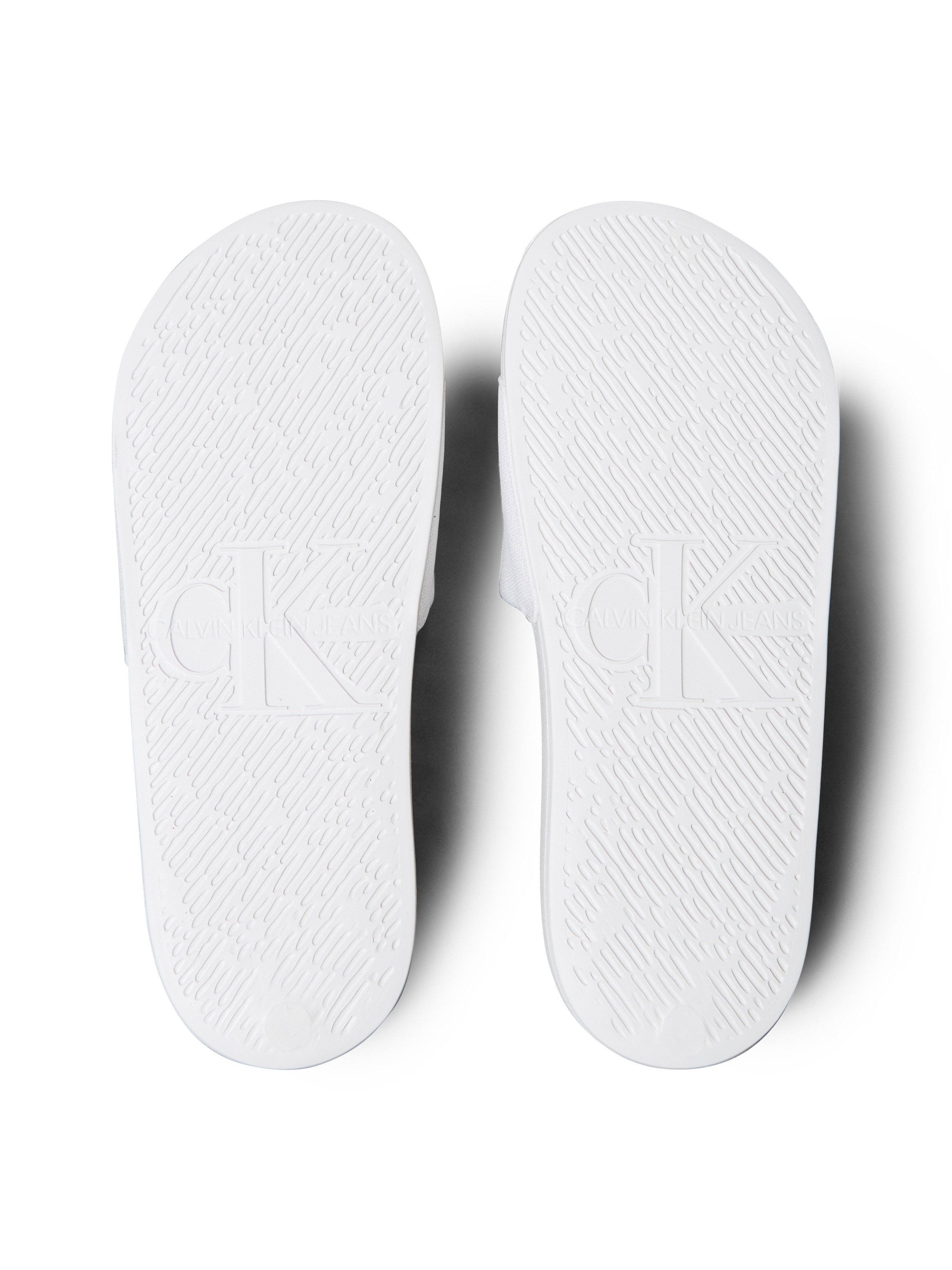 Calvin Klein Jeans Badepantolette »SLIDE MONOGRAM WN LOGO CK«  Strandschuh, Pool Slides, Badeschuh, Flat mit Logo