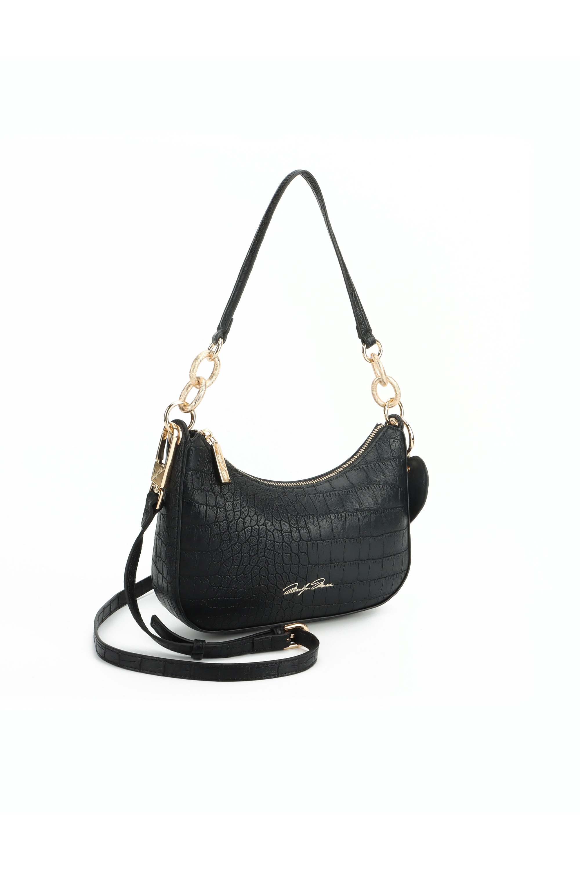 Marilyn Monroe Schultertasche »DOROTHY CROCO SMALL HOBO BAG Damen« Schultertasche Damen, Abendtasche, Fashion, Lifestyle, Ikone, Sale