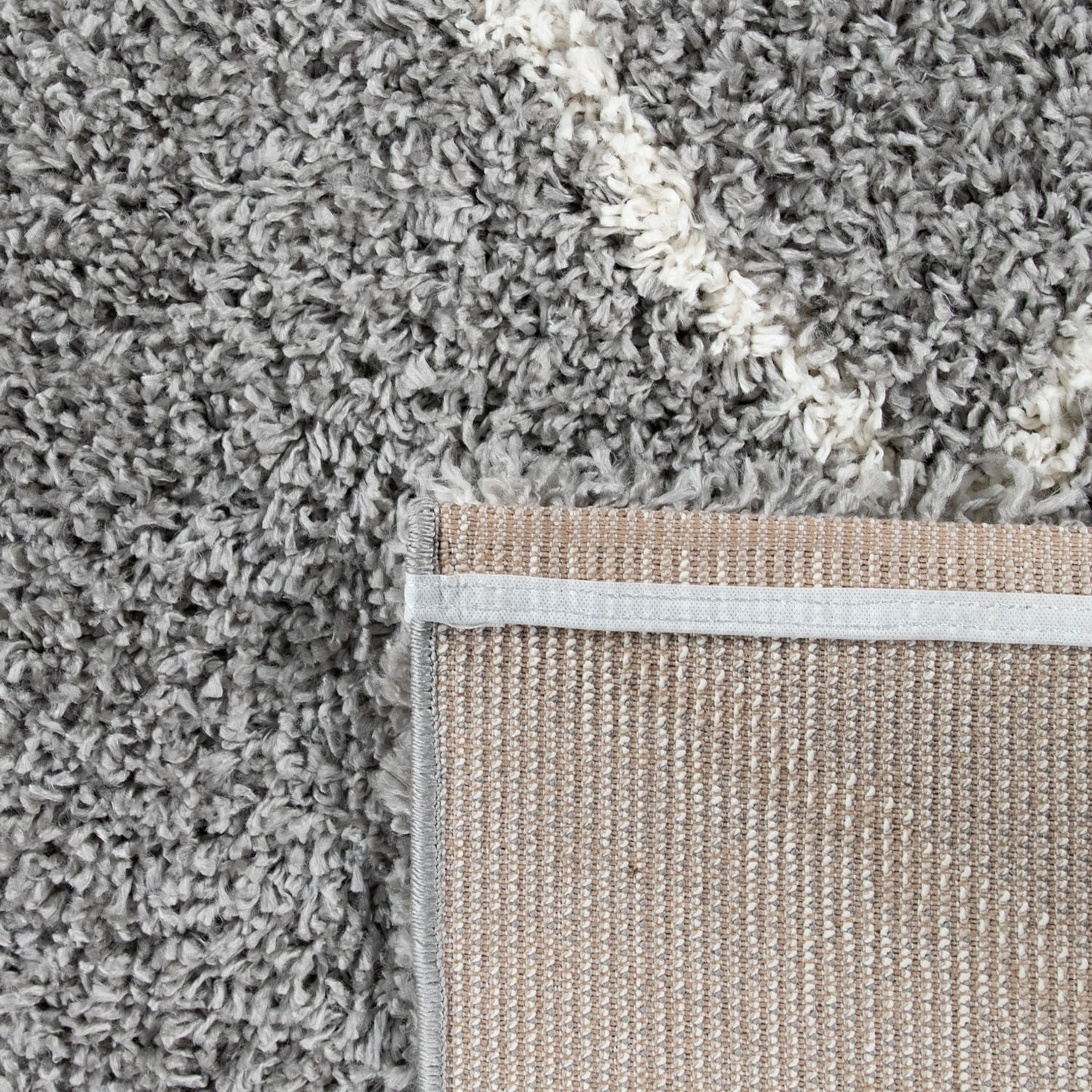 Paco Home Hochflor-Teppich "Kalmar 442" rund 40 mm Höhe Scandi Design, Raut günstig online kaufen