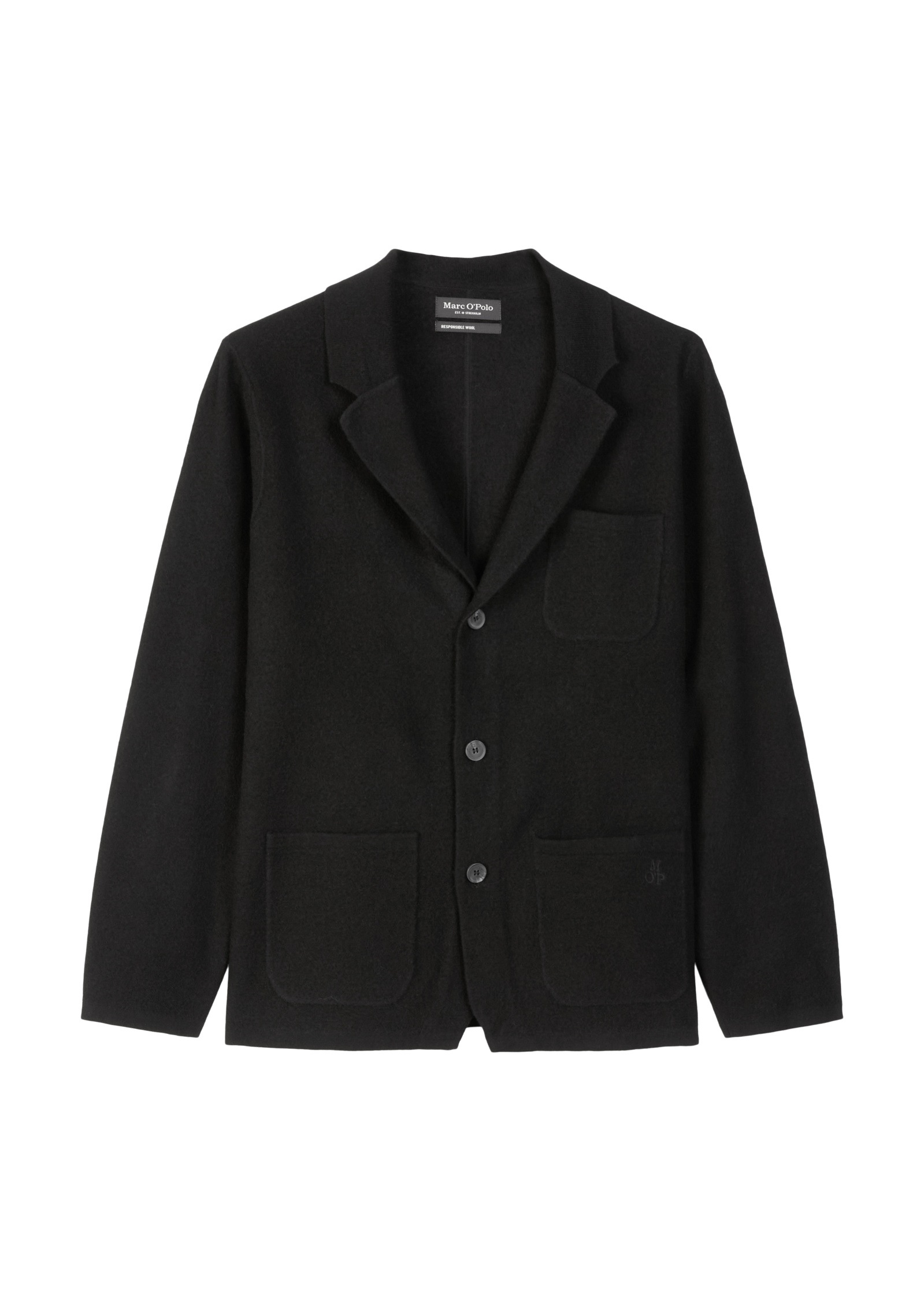 Marc O'Polo Strickjacke »aus gewalktem Schurwolle-Mix«