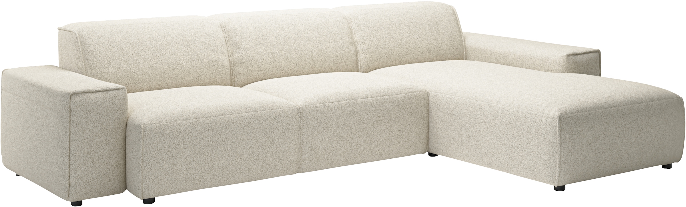 andas Ecksofa »Glimminge auch in Breitcord, Feincord, Bouclé + Easy care-Bezug«, L-Form, Breite 294, Zierkissen