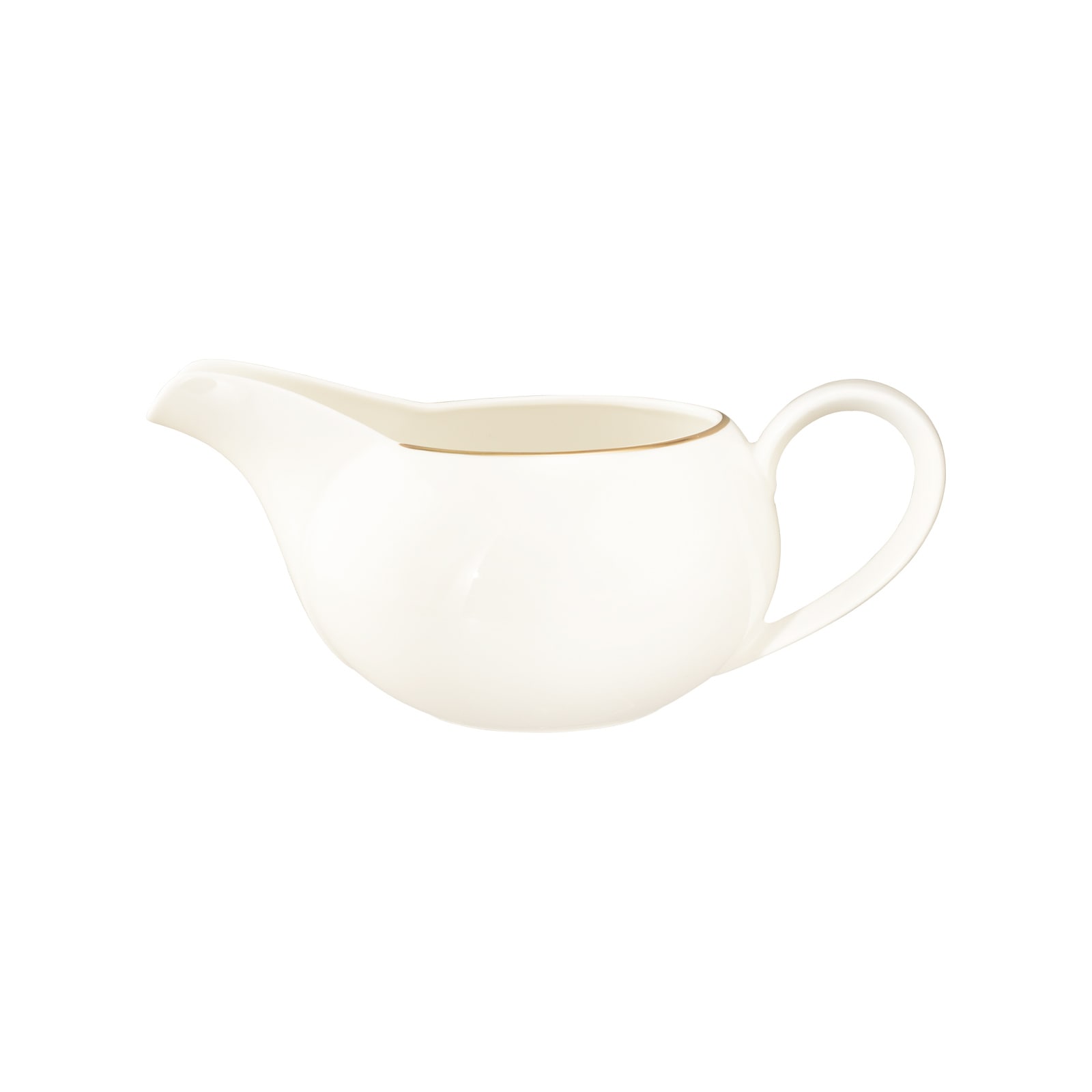 Seltmann Weiden Sauciere "Sauciere Savona Goldlinie 600 ml creme" 1 Spülmaschinenfest, Mikrowellensicher, Ofenfest
