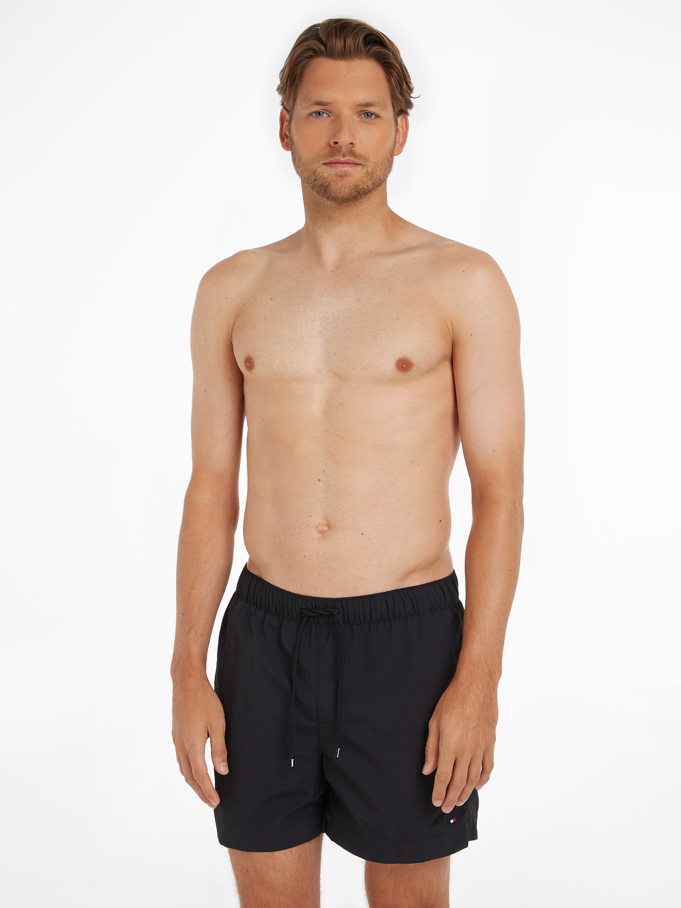 Black tommy hilfiger swim shorts online