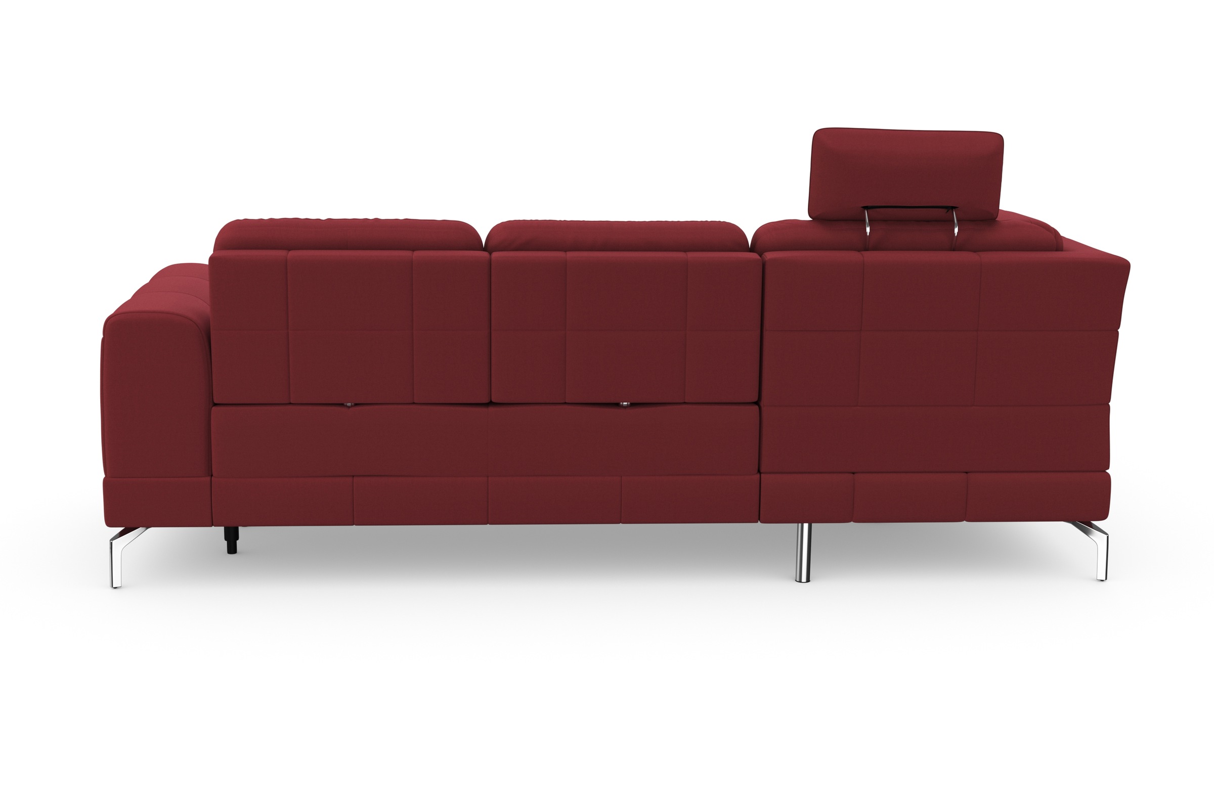 sit&more Ecksofa »Bendigo L-Form«, inklusive Sitztiefenverstellung, Bodenfreiheit 15 cm, in 2 Fußfarben