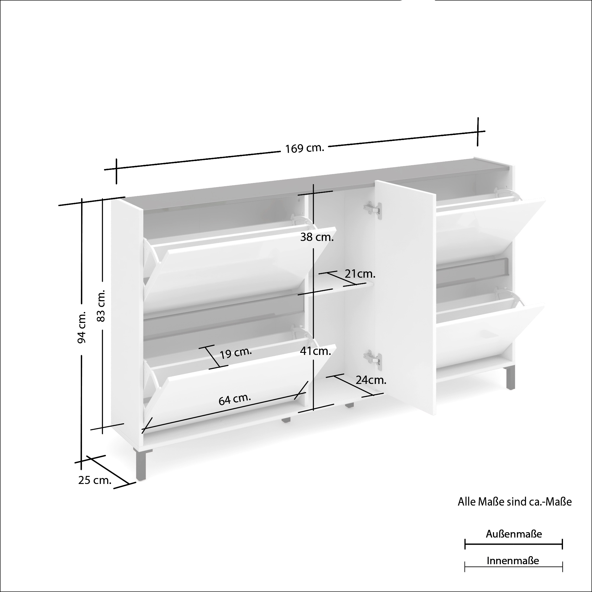 INOSIGN Schuhschrank »EASY«, (1 St.)