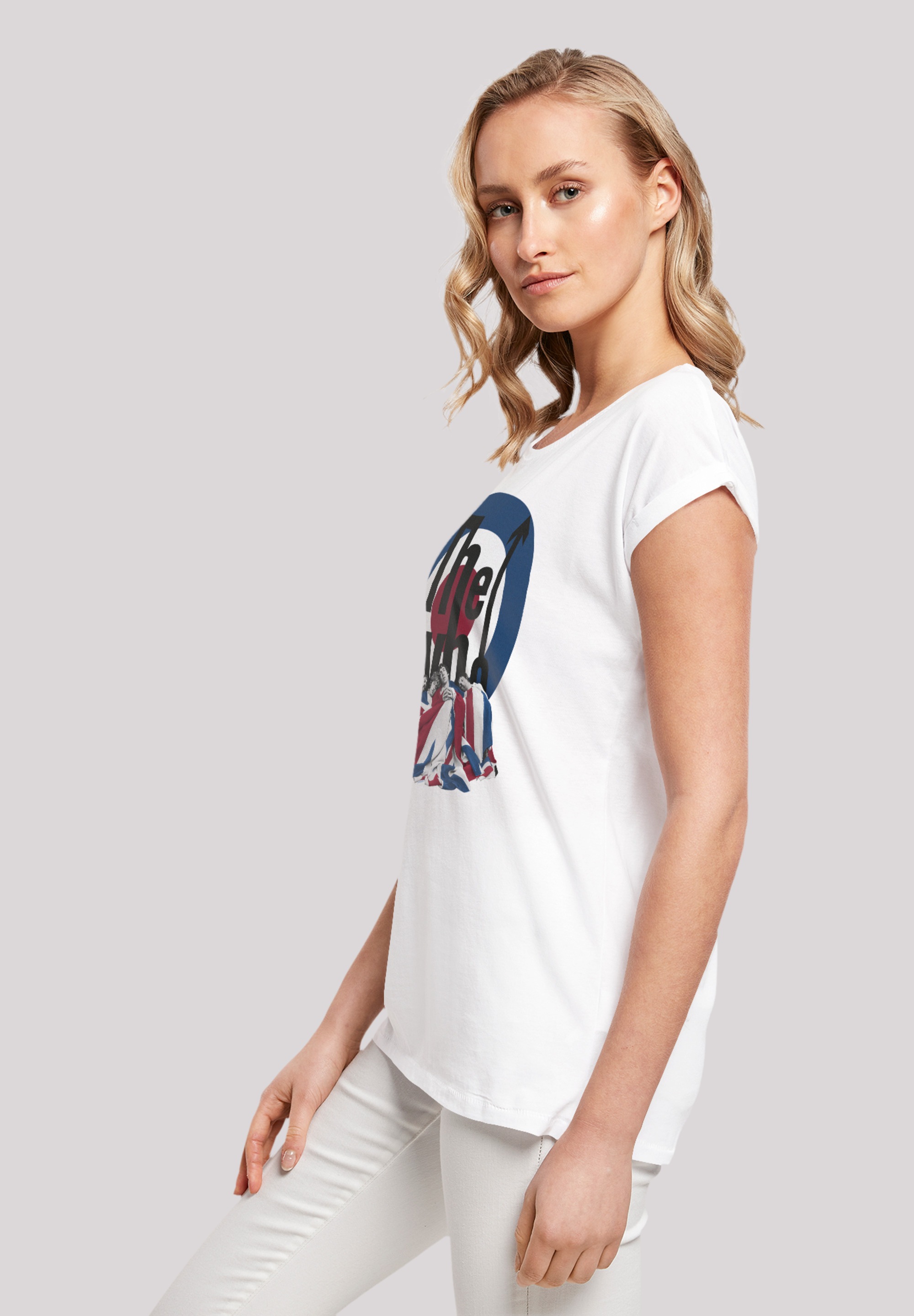 F4NT4STIC T-Shirt »The Who Flag Blanket«, Premium Qualität