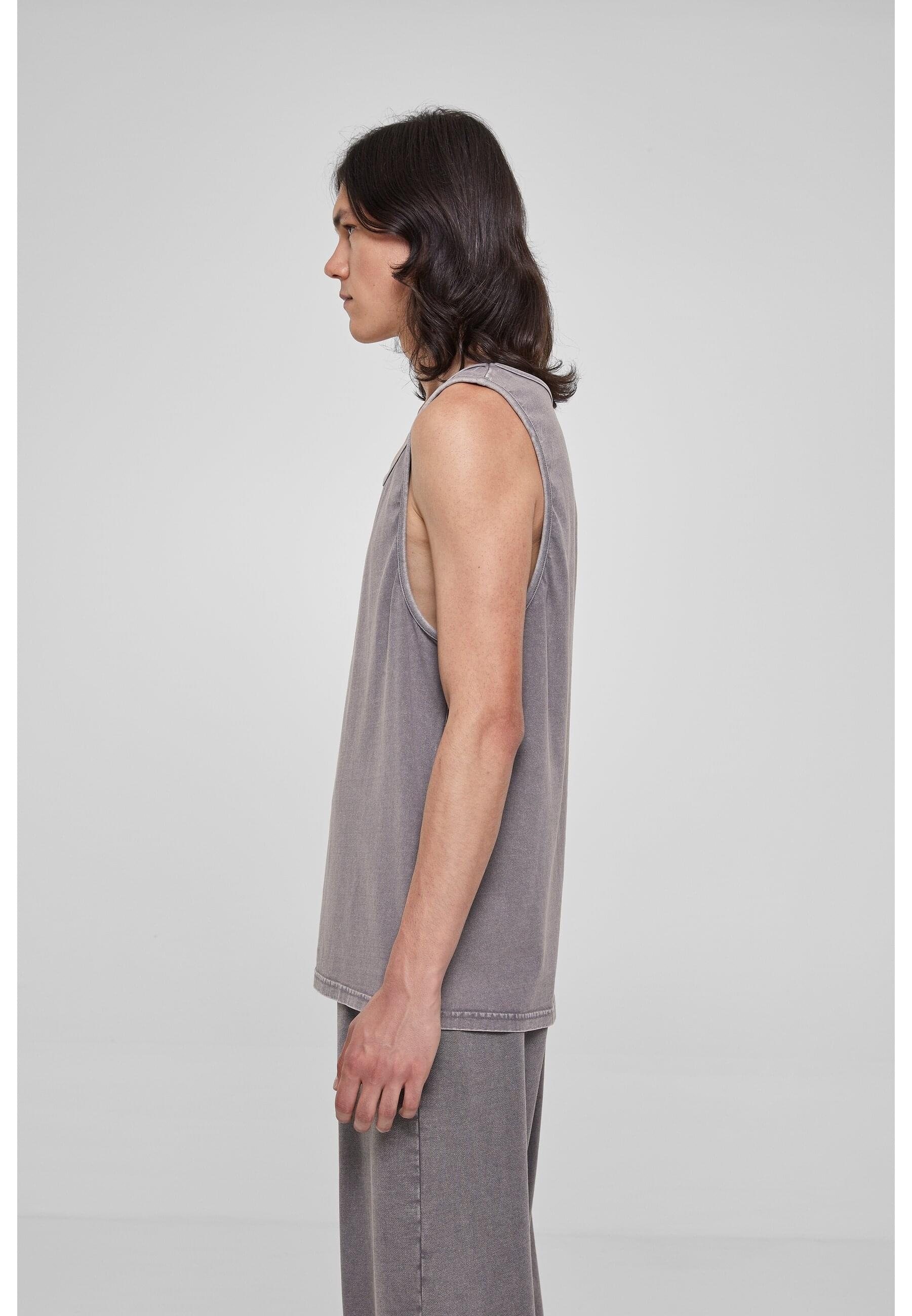 URBAN CLASSICS Tanktop »Urban Classics Herren Heavy Oversized Acid Wash Tank«, (1 tlg.)