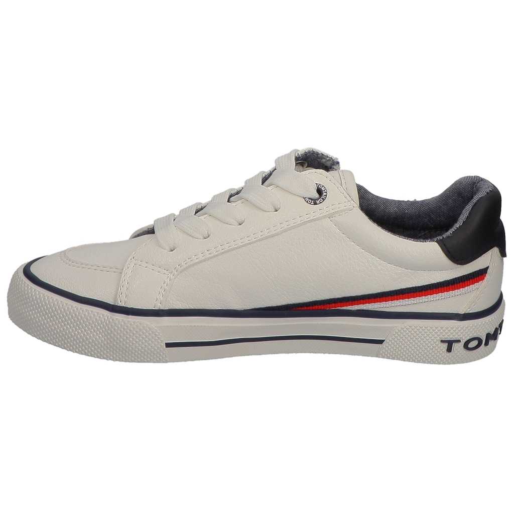 TOM TAILOR Sneaker, mit Außenreißverschluss, Freizeitschuh, Halbschuh, Schnürschuh