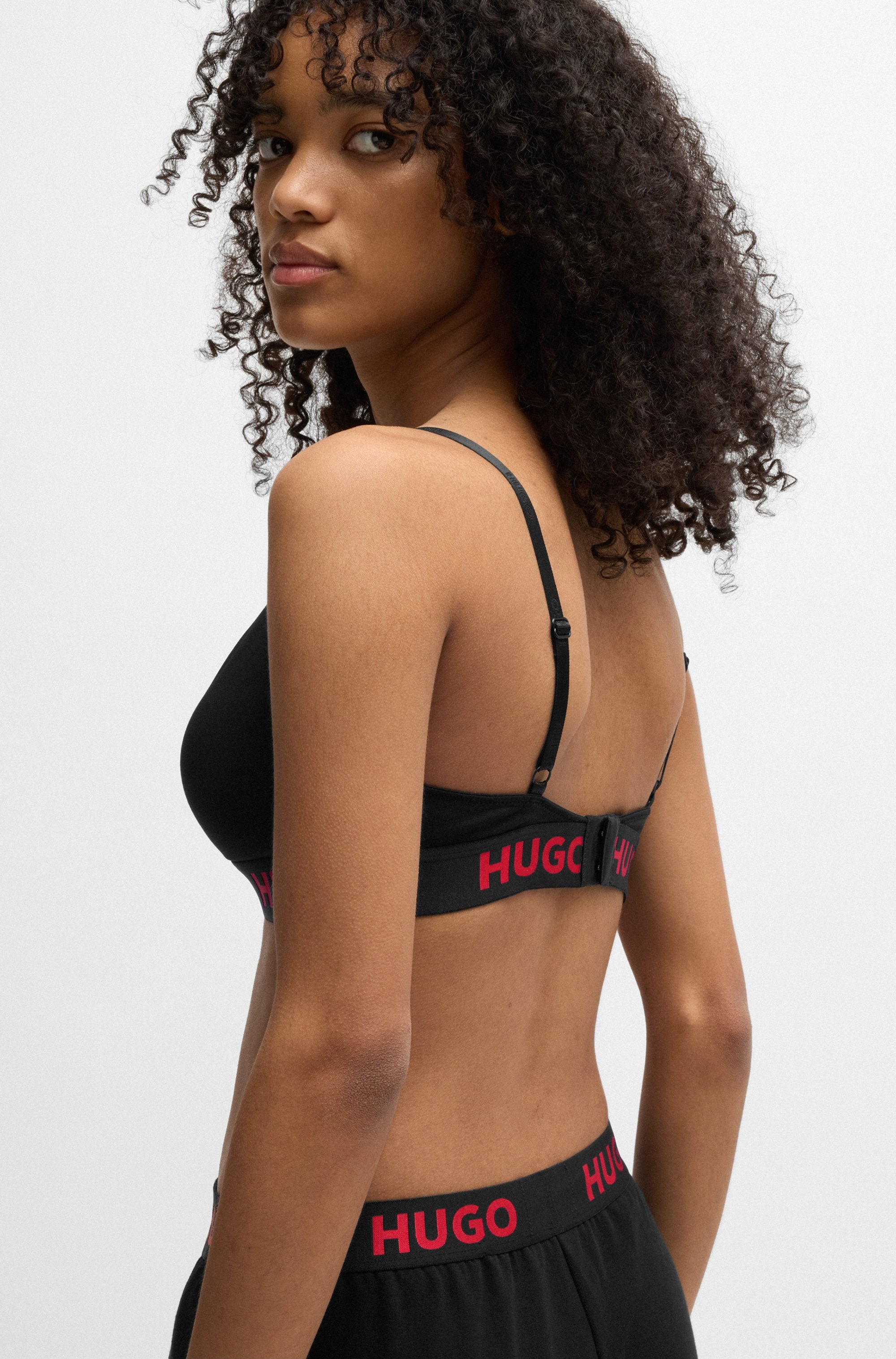 HUGO Underwear Triangel-BH »TRIANGLE SPORTY LOGO«, elastisch