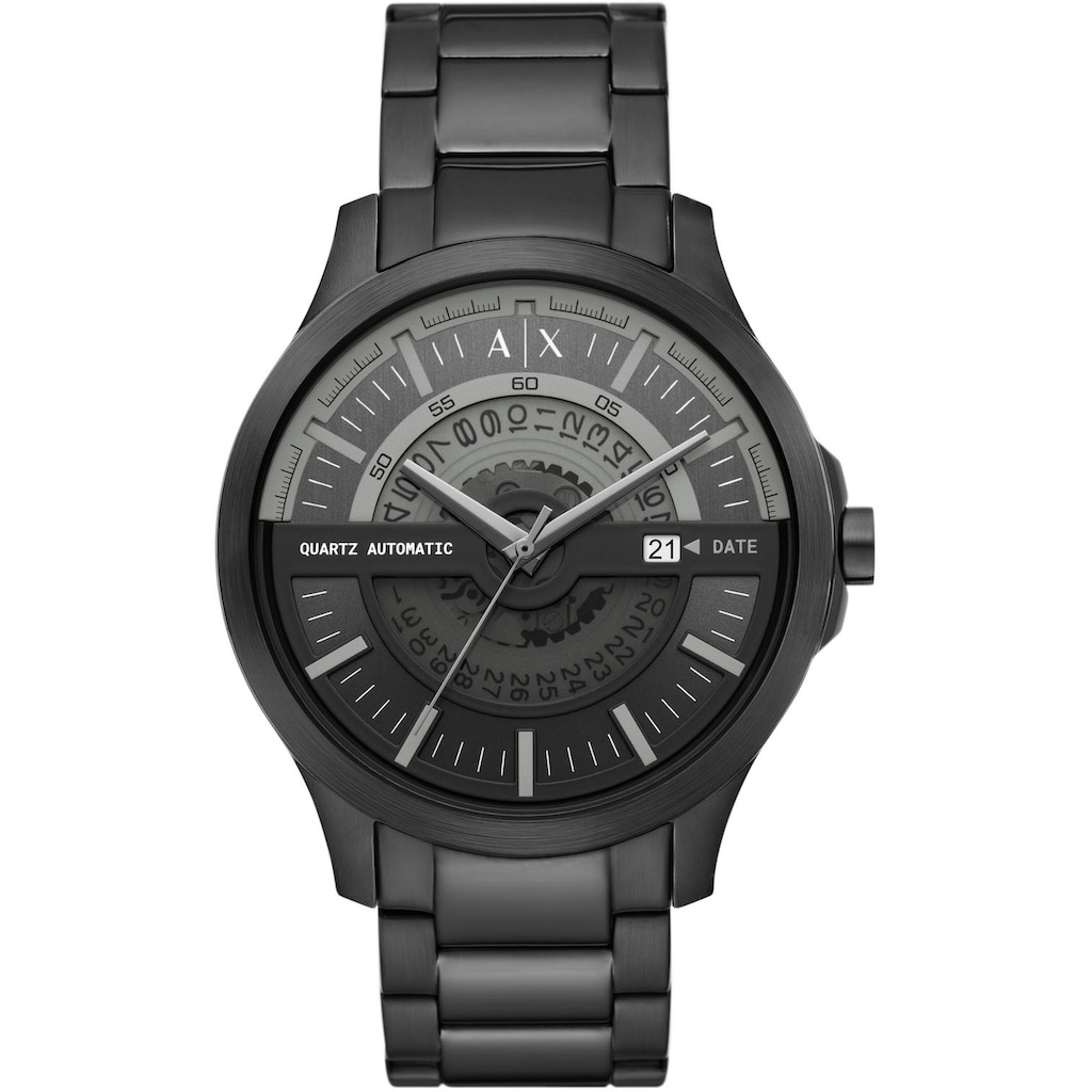 ARMANI EXCHANGE Automatikuhr »AX2444«, Armbanduhr, Herrenuhr, Mechanische Uhr, Datum, analog