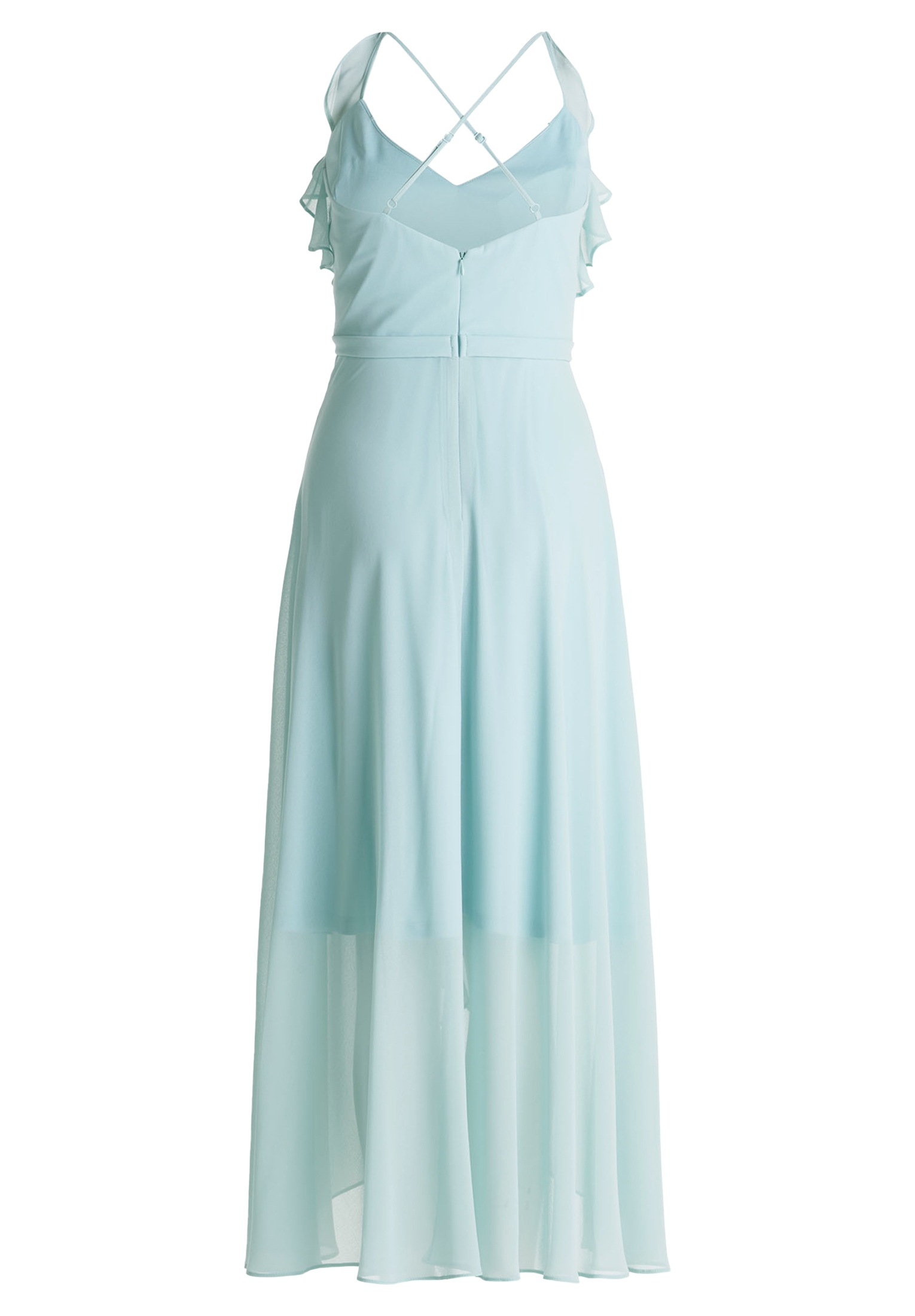 Thumbnail - Vera Mont Abendkleid "Damen Abendkleid mit Volant" Ohne Tasche Wickel-Design