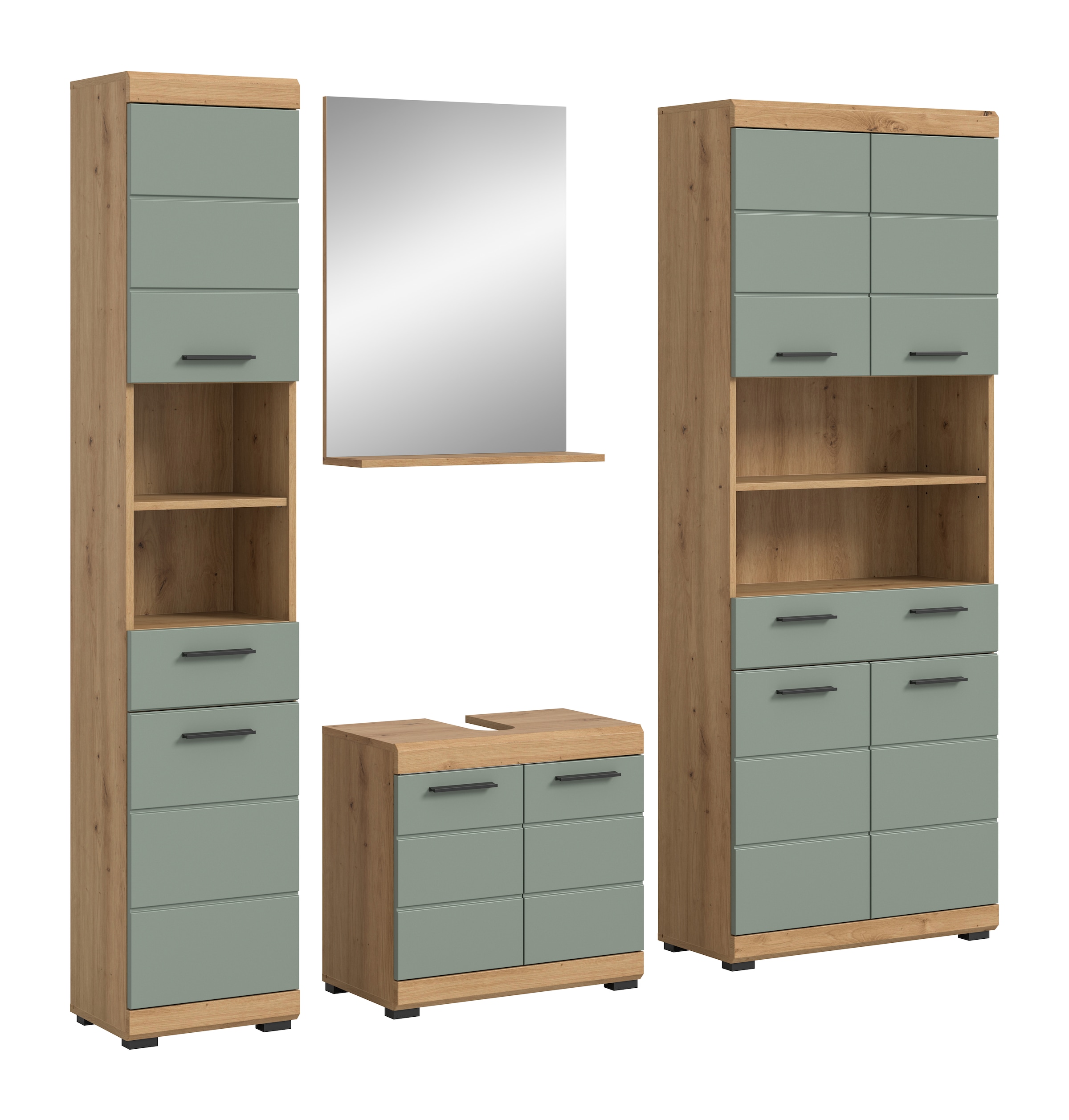 welltime Badmöbel-Set "Siena, 4 teilig, bestehend aus:" Set, TOPSELLER, 4 S günstig online kaufen