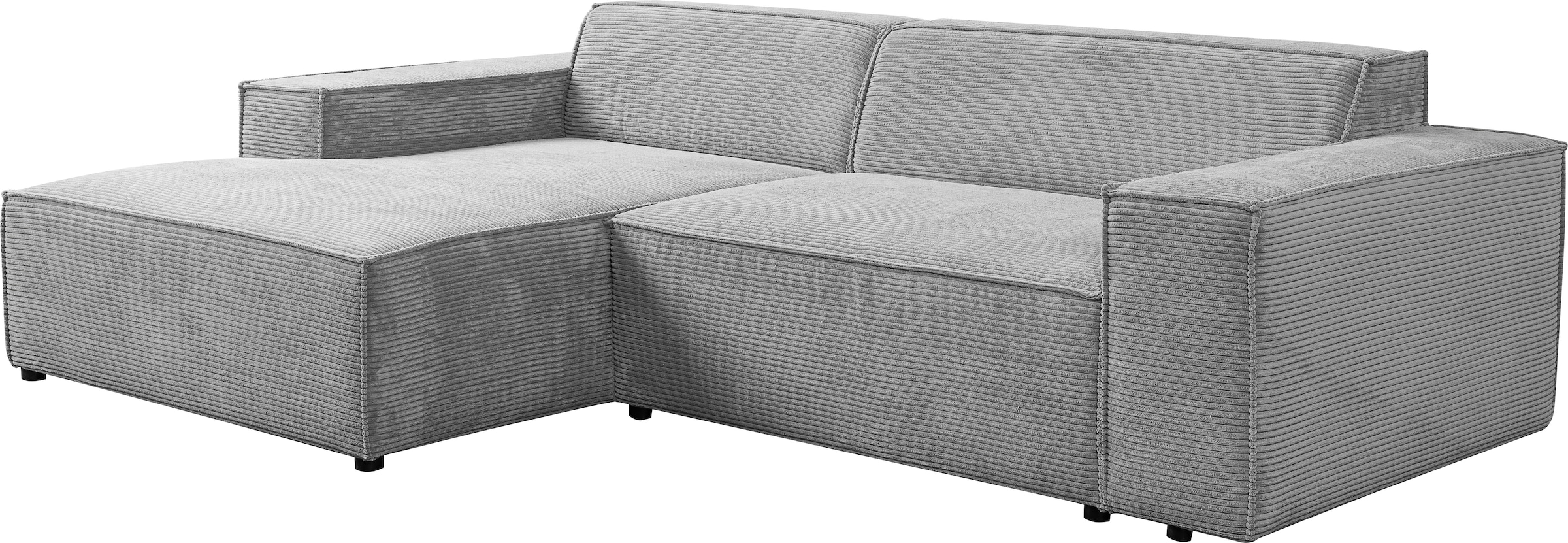 WERK2 Ecksofa »Trento, elegant & zeitlos, Breite  268cm, pflegeleichte Bezüge, L-Form« Trento – Sofa mit Eleganz, Komfort und klaren Linien für jeden Raum