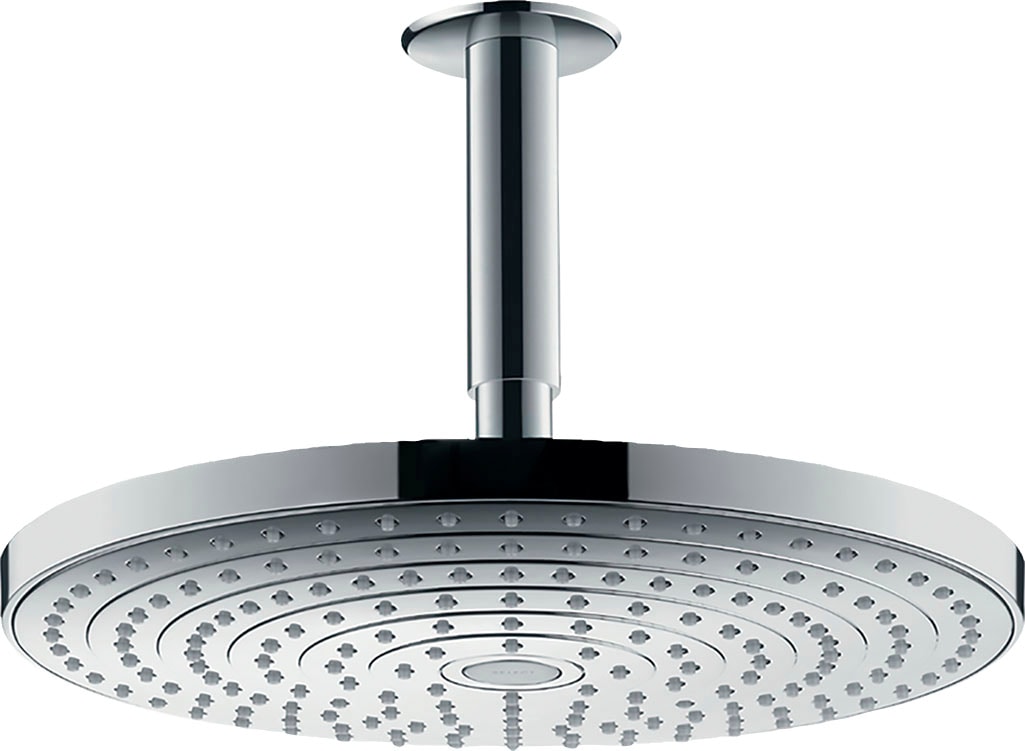 hansgrohe Regenduschkopf "Raindance Select S", (Kopfbrause, Deckenanschluss), 300 2 Strahlarten mit Deckenanschluss, chr