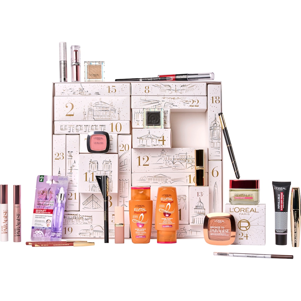 L'ORÉAL PARIS Adventskalender »24 Tage Beauty Adventskalender«, für Erwachsene