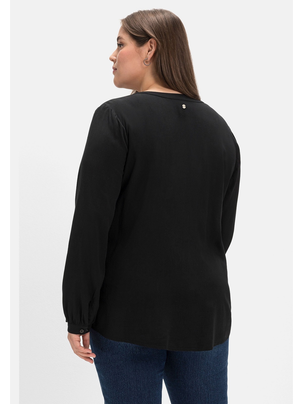 Sheego Tunika »Große Größen«, aus fließender Viskose, verlängerter Rücken  online kaufen | BAUR