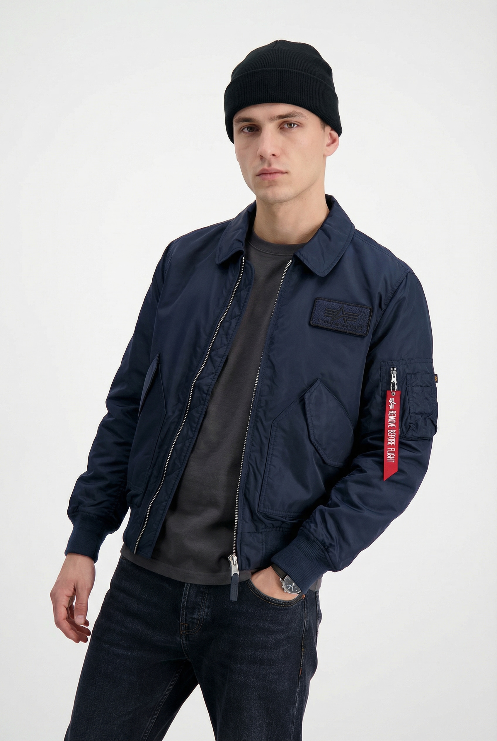 Alpha Industries Bomberjacke "CWU 36/P TT" ohne Kapuze günstig online kaufen