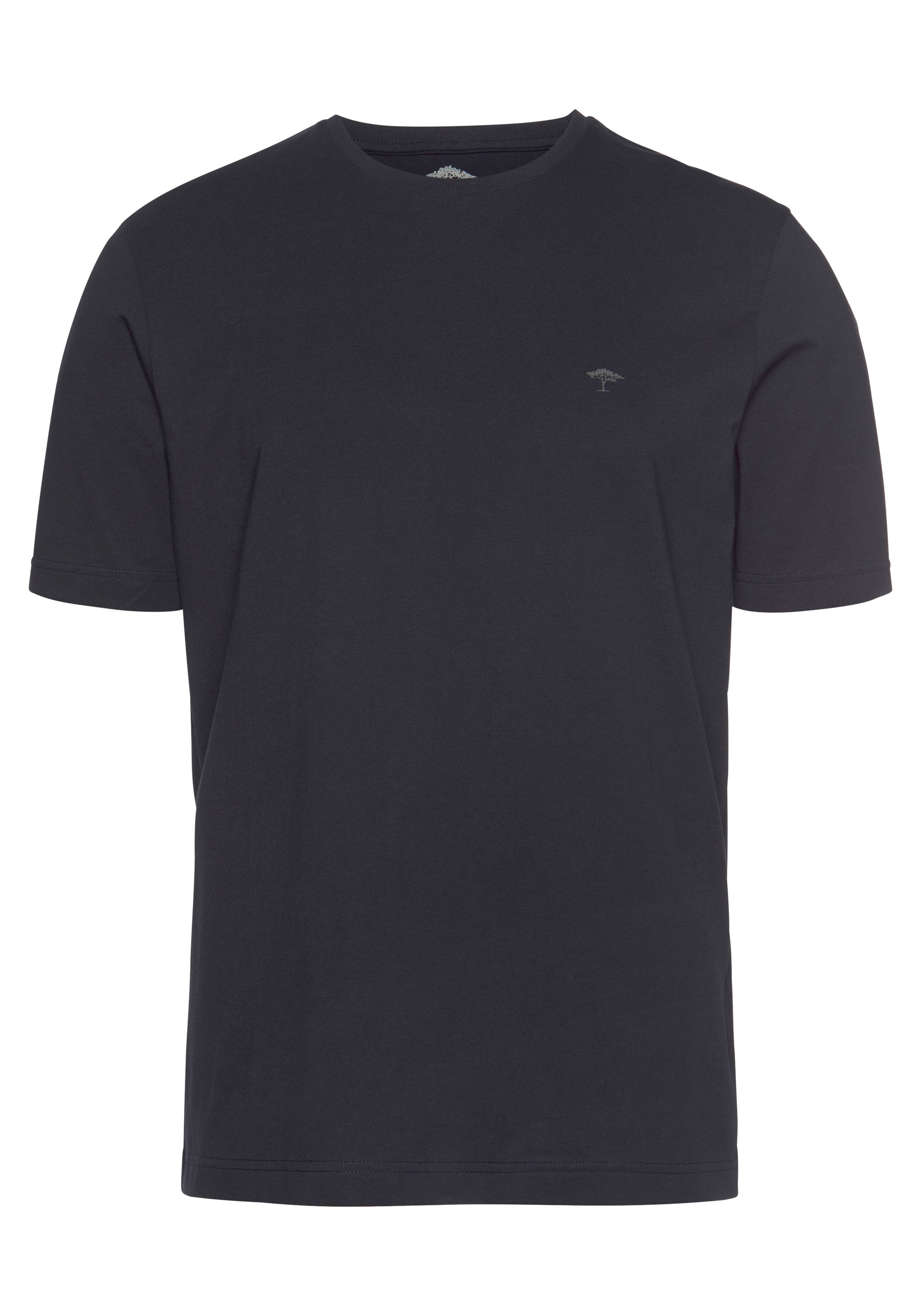 FYNCH-HATTON T-Shirt "FYNCH-HATTON Basic T-Shirt" mit Rundhals und Logo-Sti günstig online kaufen