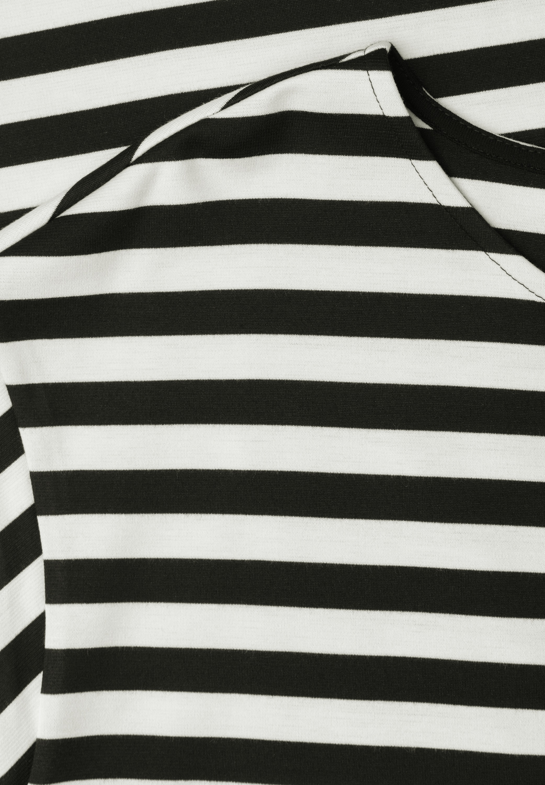 STREET ONE Jerseykleid Ohne Taschen im Streifendesign