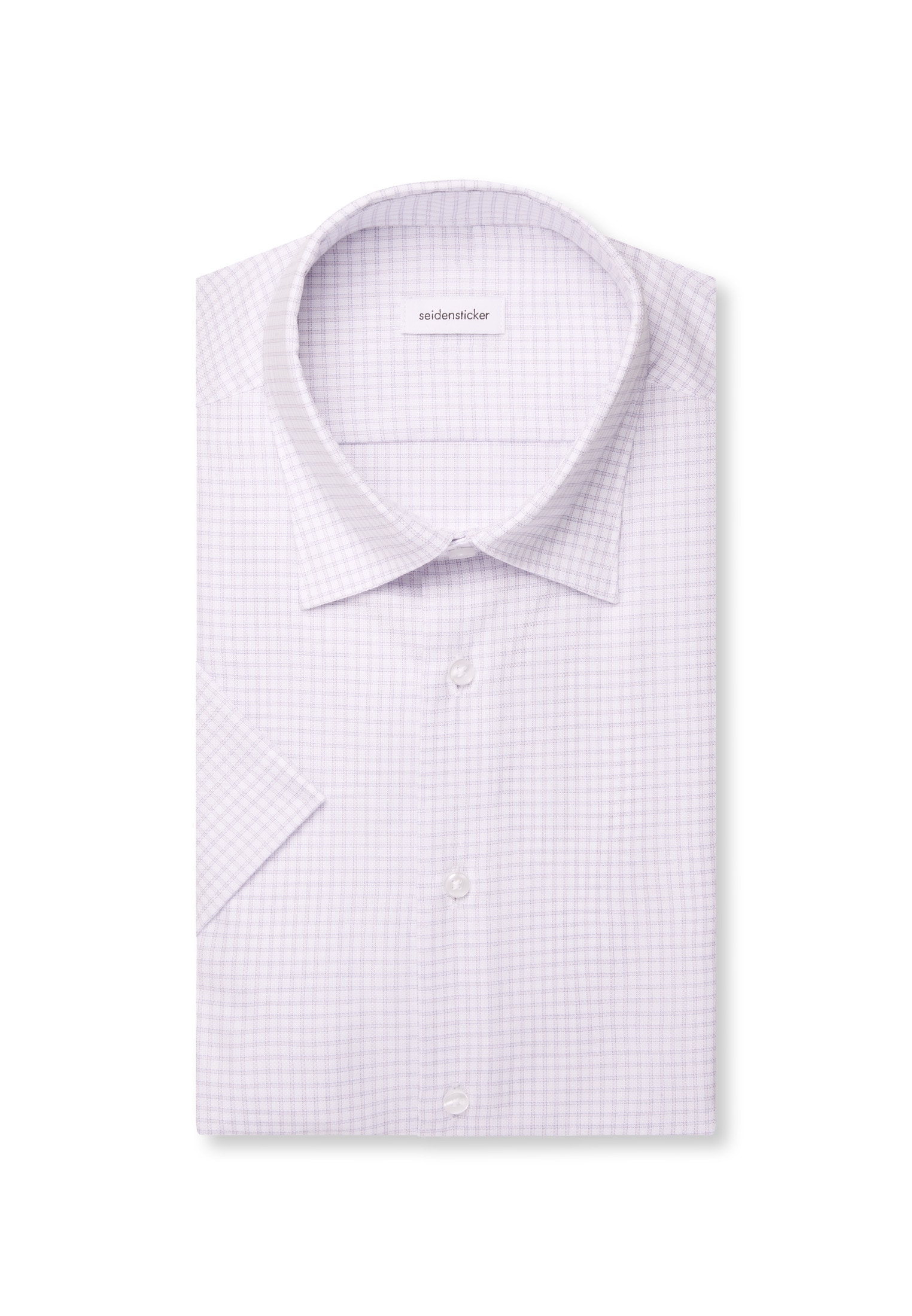 seidensticker Businesshemd »Schwarze Rose« Shaped 1/2 Covered-Button-Down-Kragen Karo