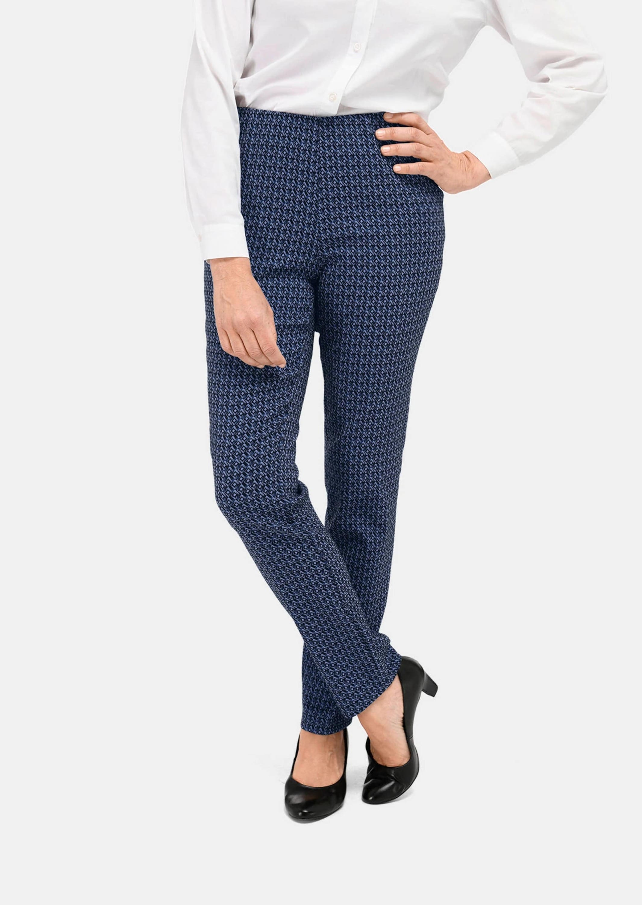 GOLDNER 2-in-1-Hose »Jacquard-Schlupfhose Louisa Jacquard-Schlupfhose Louisa«