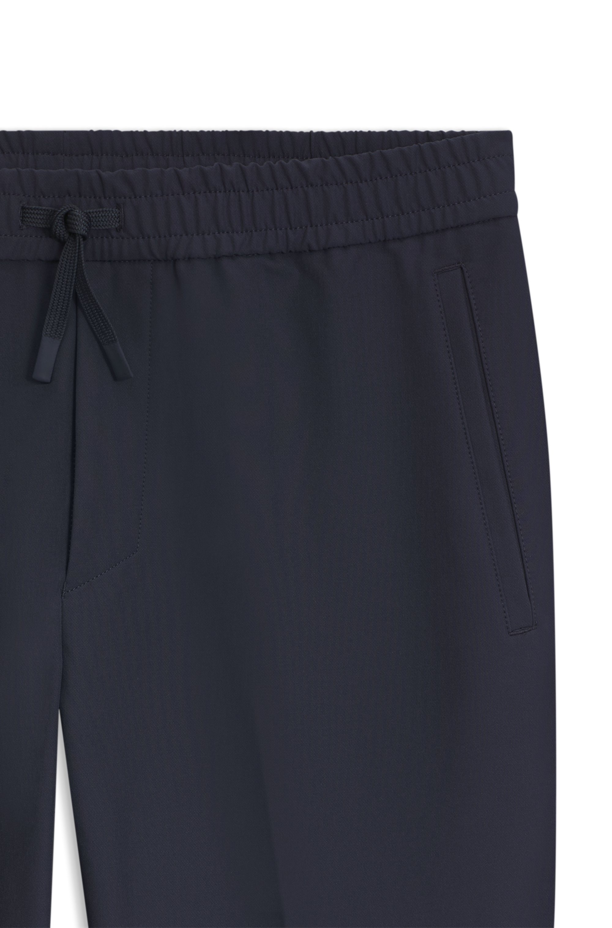 BOSS GREEN Stretch-Hose »T Flex«  Tapered-fit Hose mit elastischem Bund und Kordelzug