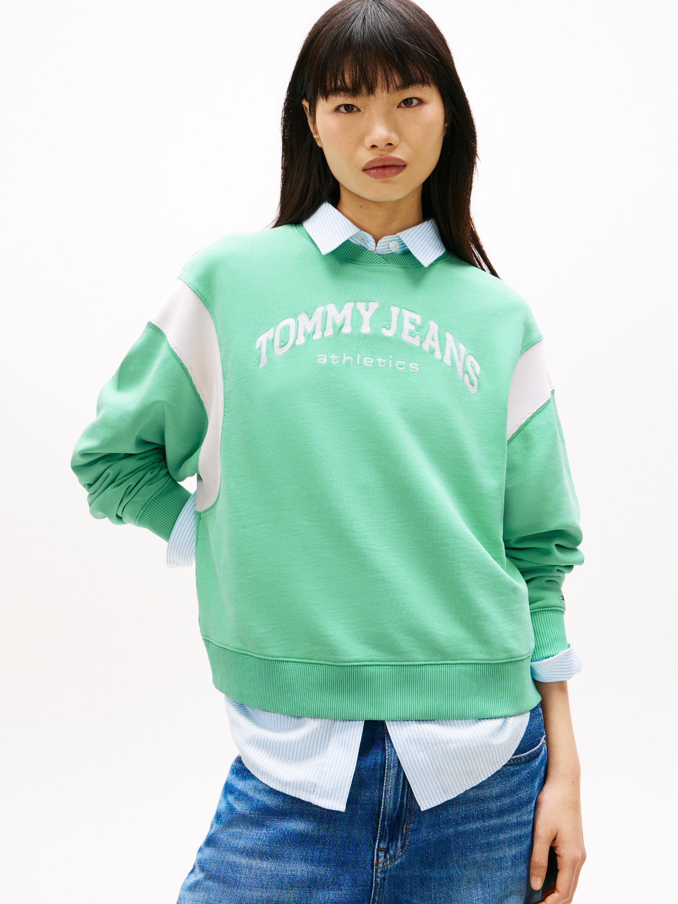 Tommy Jeans Sweatshirt "TJW BXY VARSITY CREW" günstig online kaufen