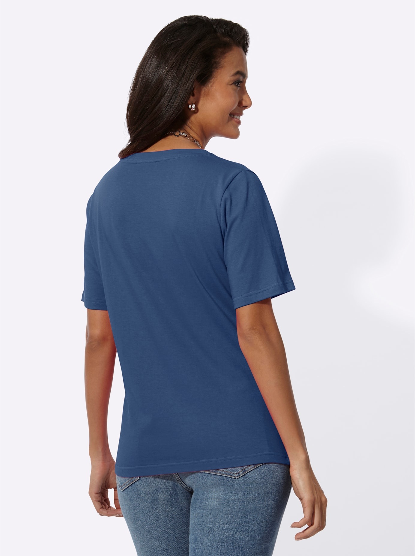 Casual Looks V-Shirt "Kurzarm-Shirt", 1 Stk. günstig online kaufen