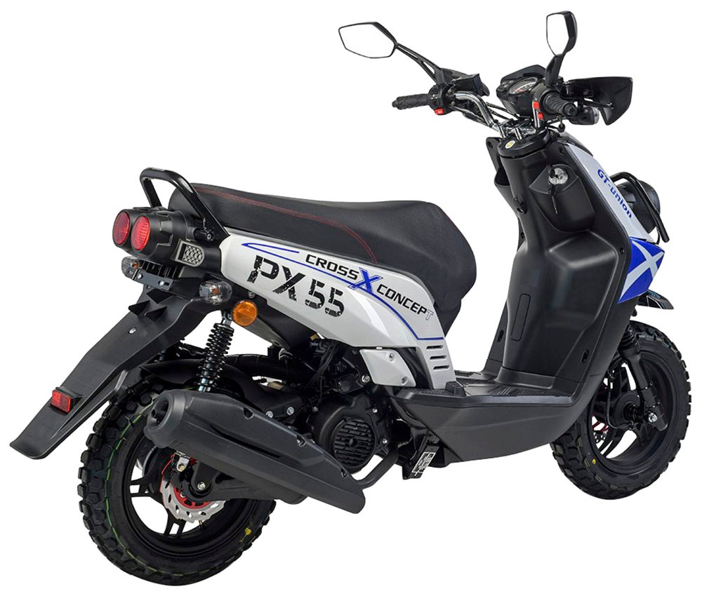 GT UNION Motorroller »PX55 Cross Conzept 125«, 124,6 cm³, 85 km/h, Euro 5, 8,4 PS, Luftgekühlter Motor