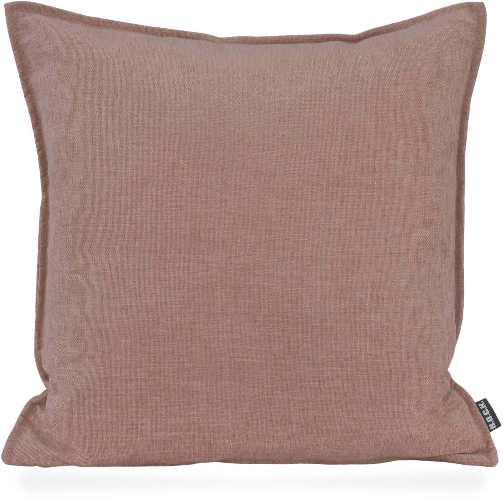 Dekokissen H.O.C.K. "Lucky", rosa (rosa, rosé, unifarben), B:45cm H:10cm L:45cm, Polyester, Dekokissen_Sitzkissen_Kissenhüllen, Sofakissen inkl. Füllung, 70x40cm, einfarbig, creme ecru, Dekokissen