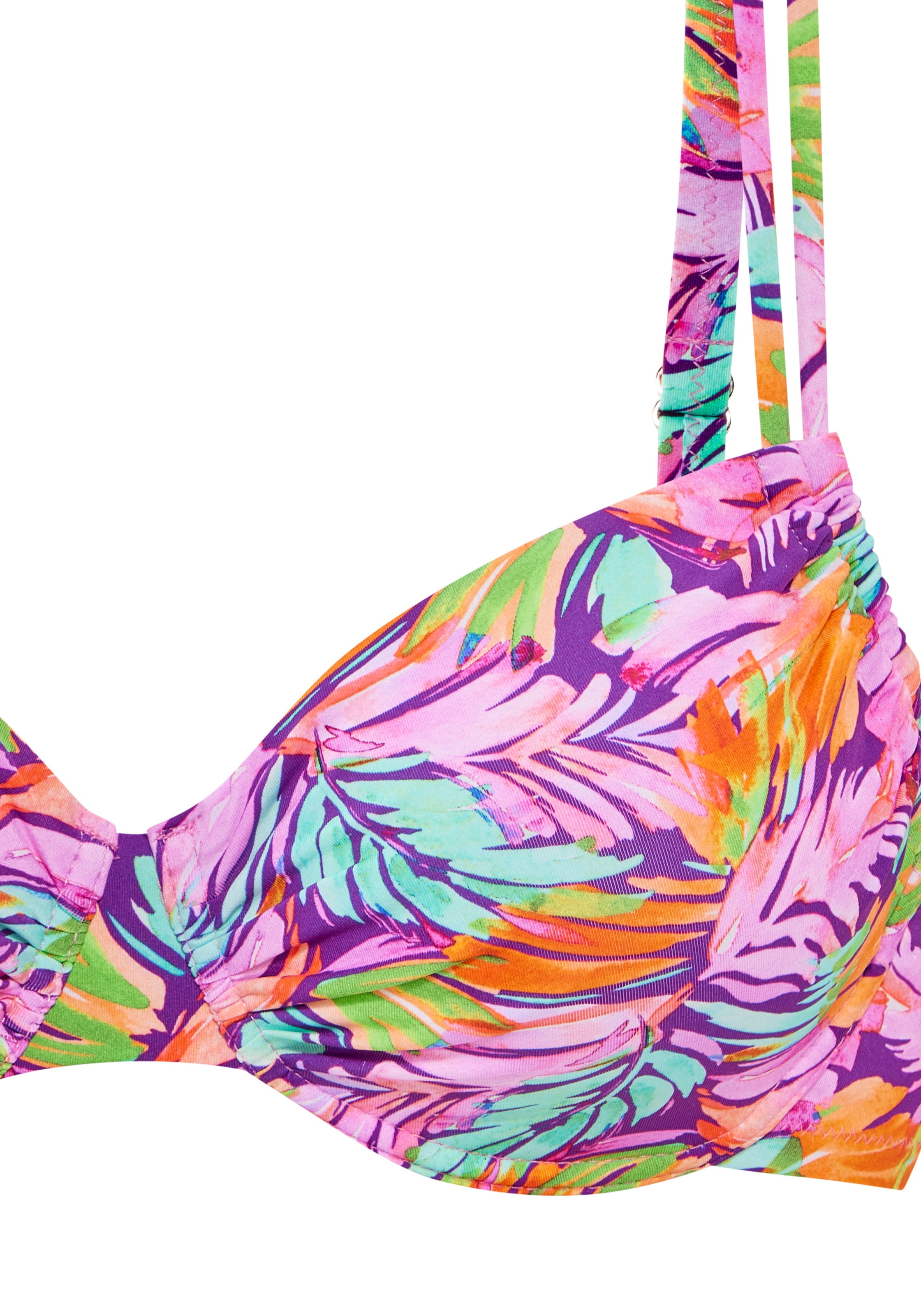 Vivance Bügel-Bikini mit farbenfrohem Blätterdruck günstig online kaufen
