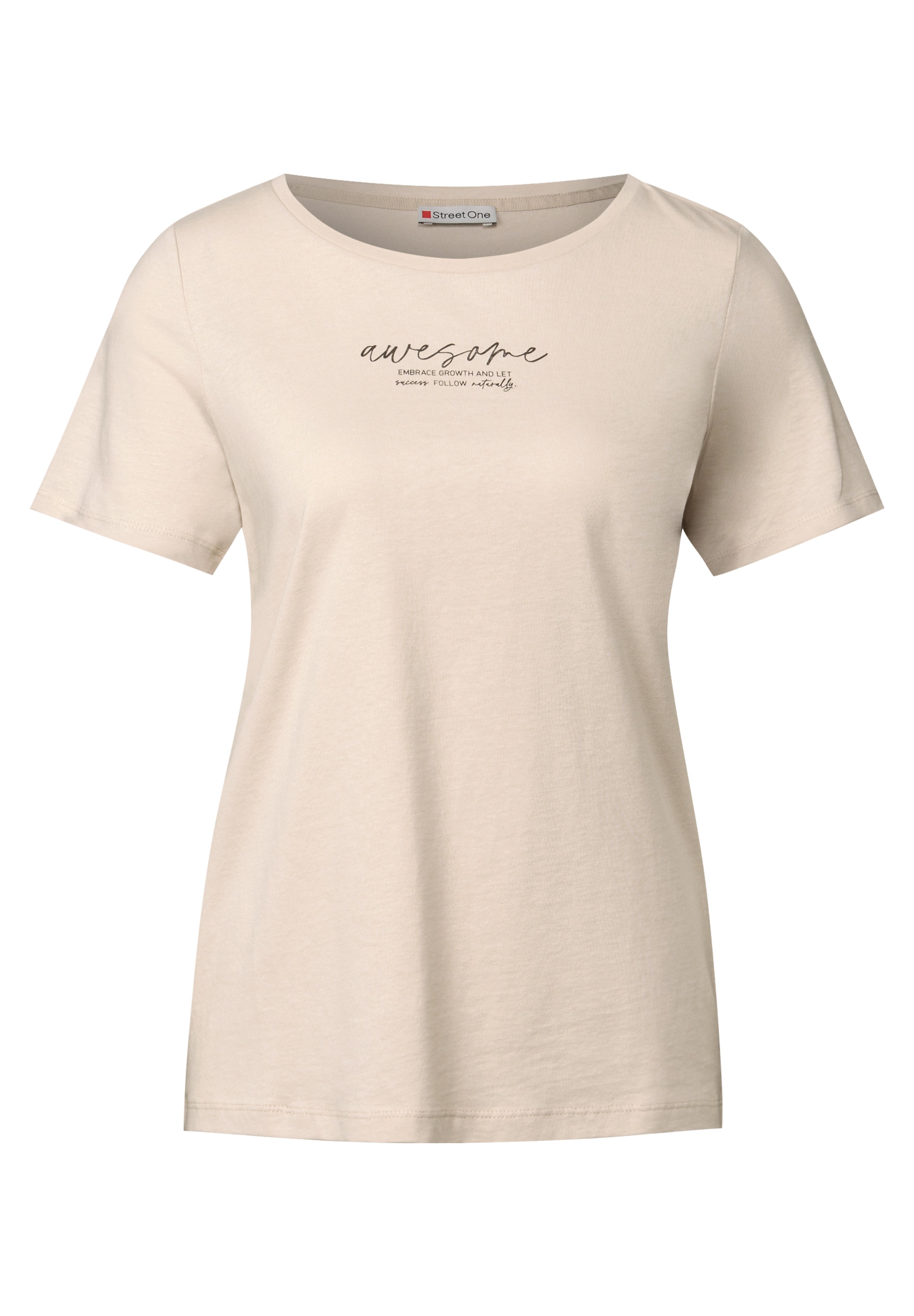 STREET ONE T-Shirt, aus reiner Baumwolle