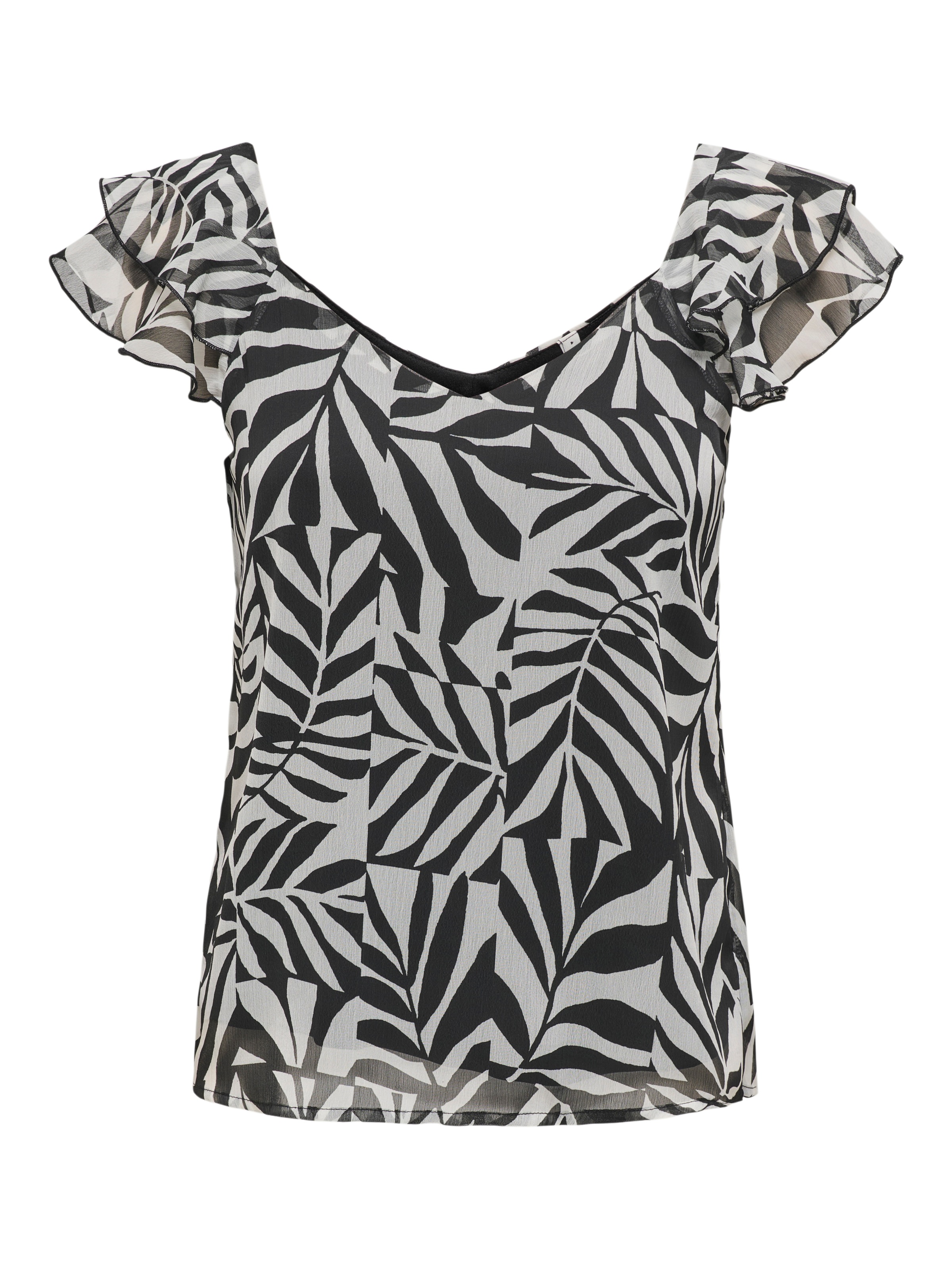 ONLY Blusenshirt "ONLASTA LIFE CAPSLEEVE V-NECK TOP PTM" günstig online kaufen