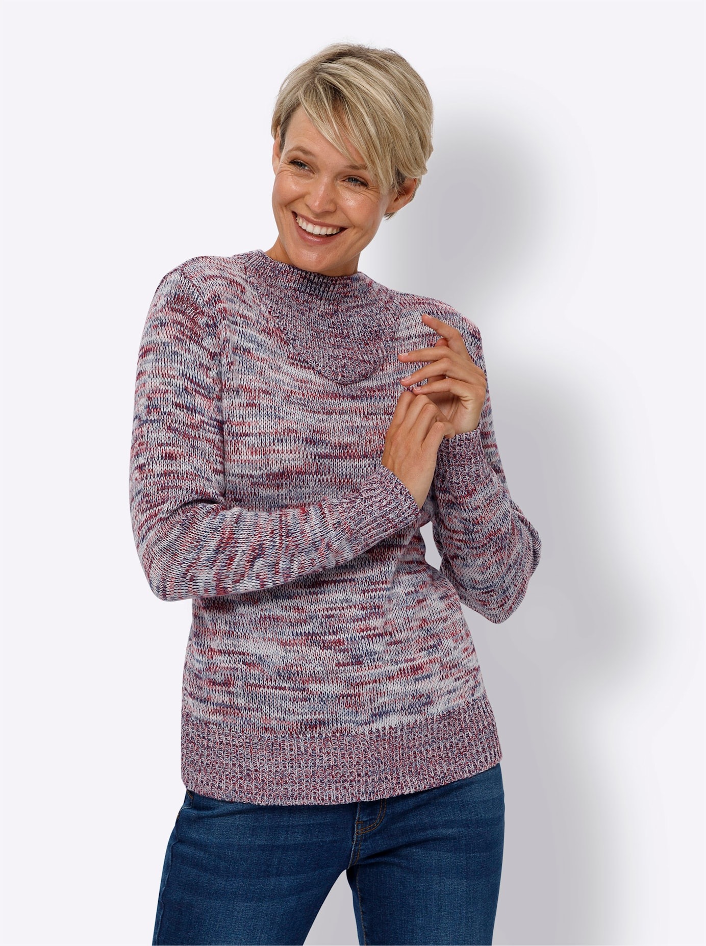 Classic Basics Stehkragenpullover "Stehkragen-Pullover" günstig online kaufen
