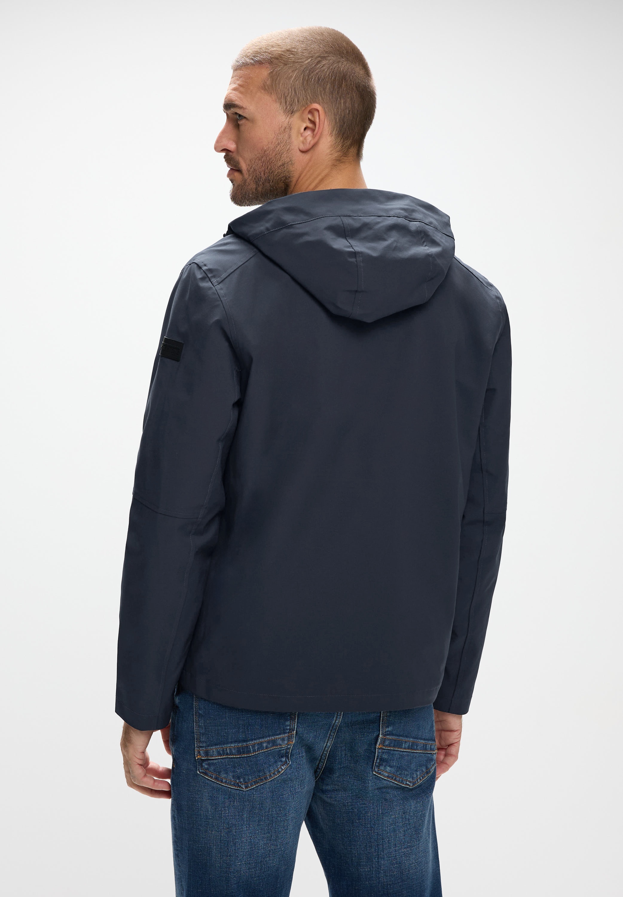 STREET ONE MEN Steppjacke mit Kapuze mit Kapuze mit Tunnelzugband günstig online kaufen