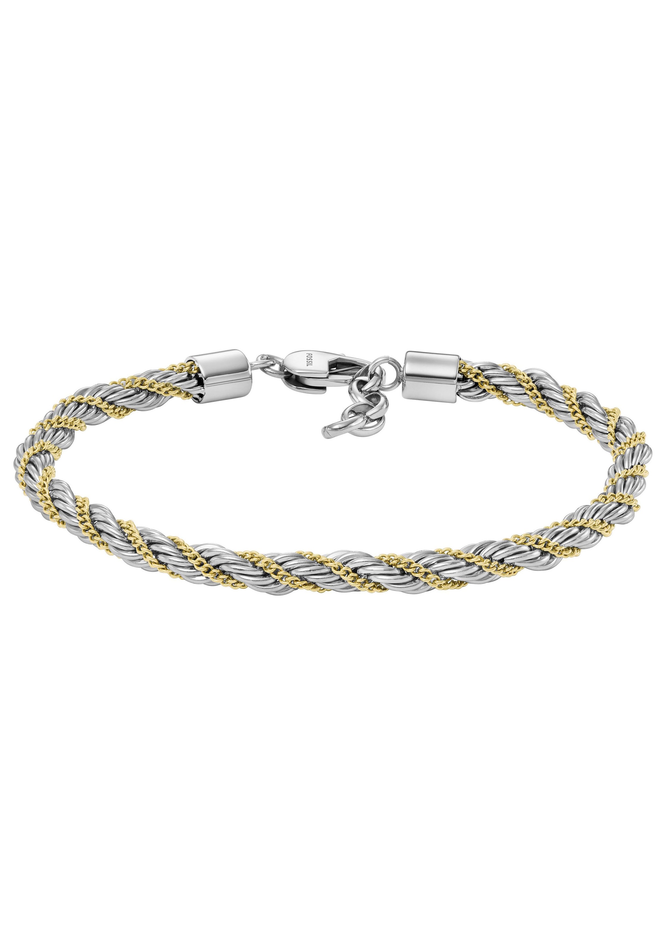 Fossil Edelstahlarmband »JEWELRY BOLD CHAINS TWO-TONE, JF04607998 