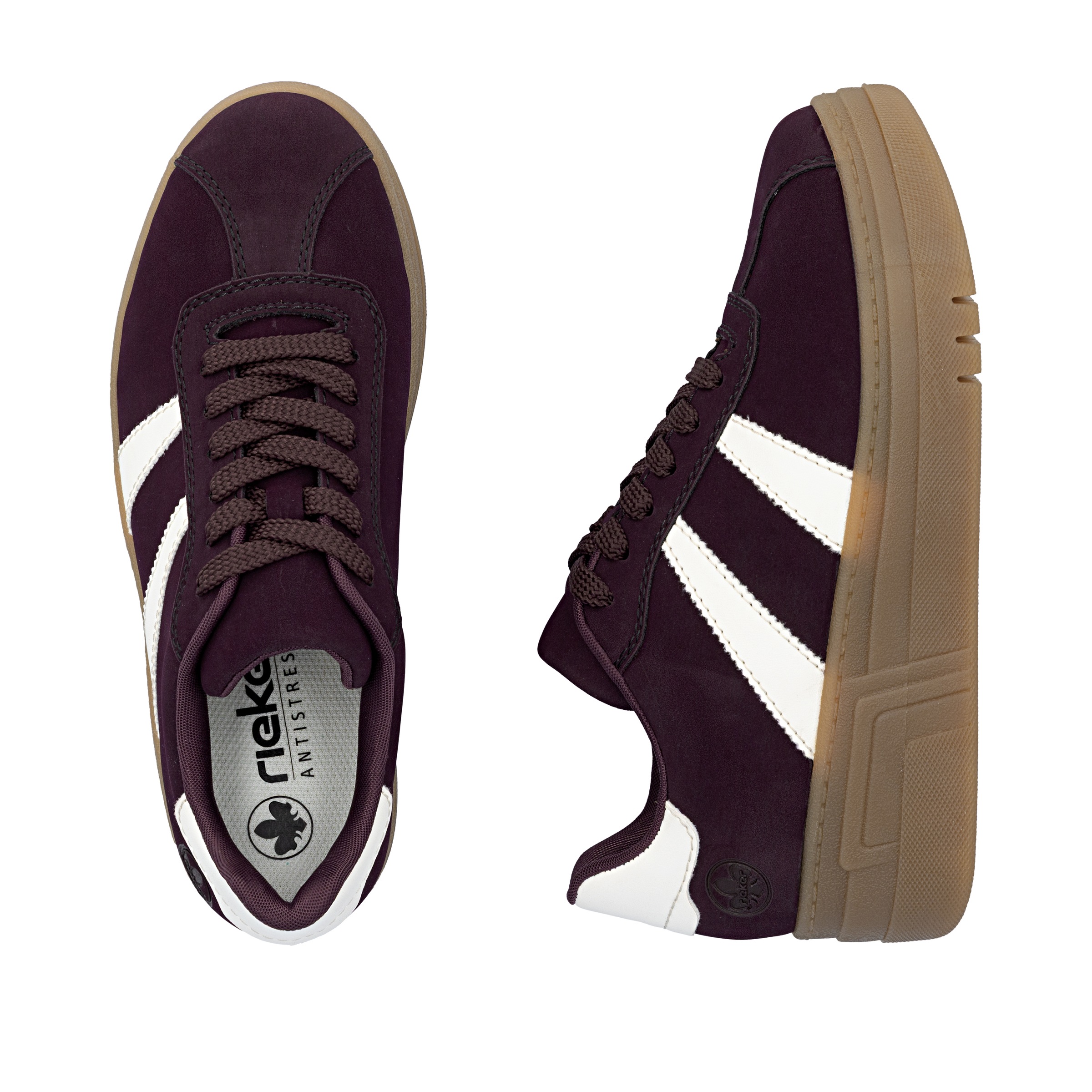 Rieker Plateausneaker, Basket-Sneaker, Retro-Sneaker, Schnürschuh mit weich günstig online kaufen