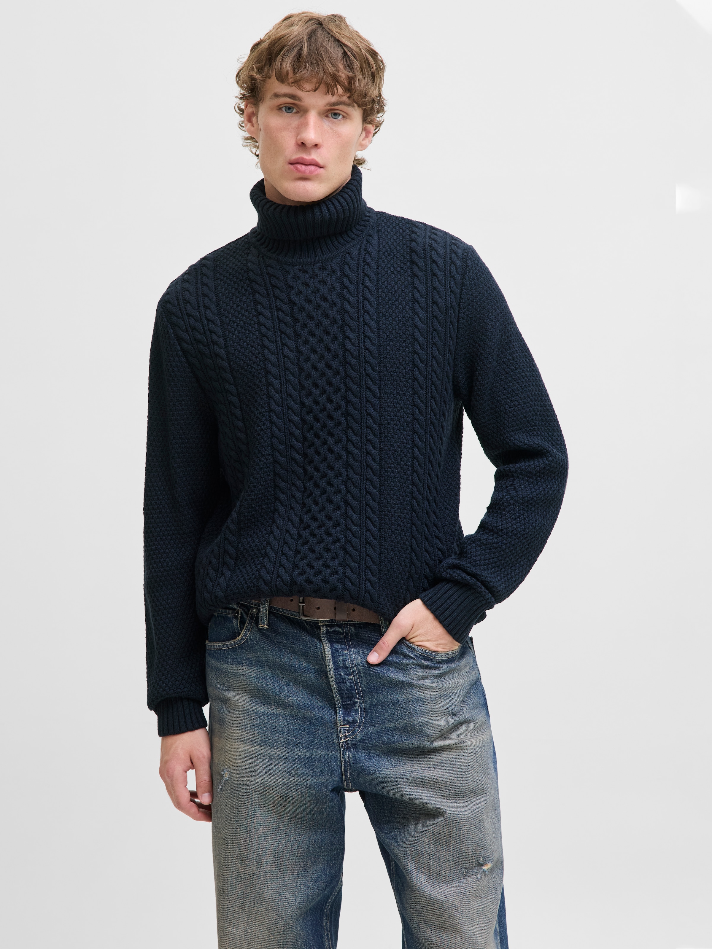 Jack & Jones Rollkragenpullover "JJPAUL KNIT ROLL NECK" günstig online kaufen