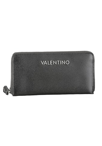 VALENTINO BAGS Geldbörse »DIVINA«, mit leicht genarbter Oberläche und silberfarnene... kaufen