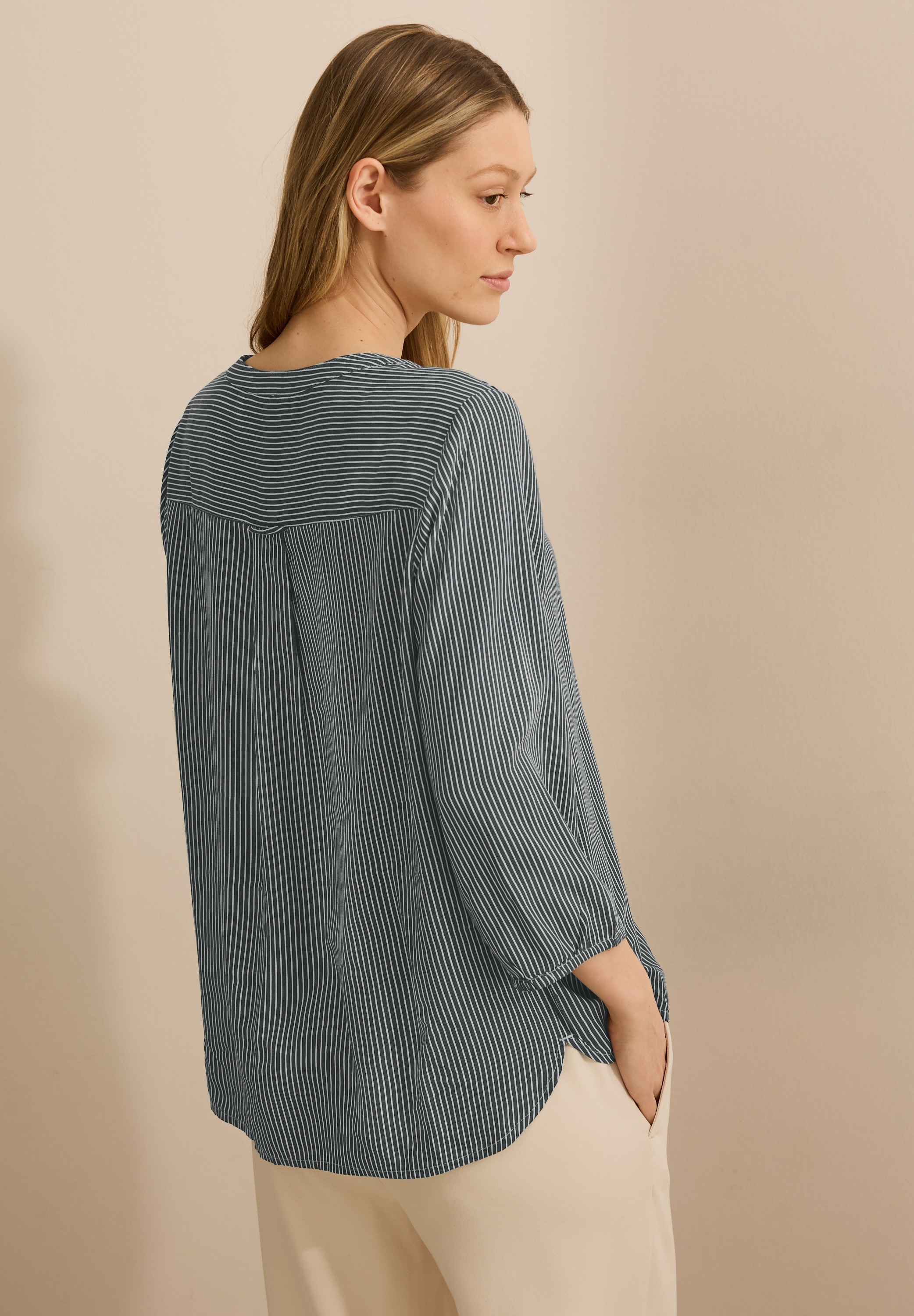Cecil Klassische Bluse, mit 3/4 Ärmeln