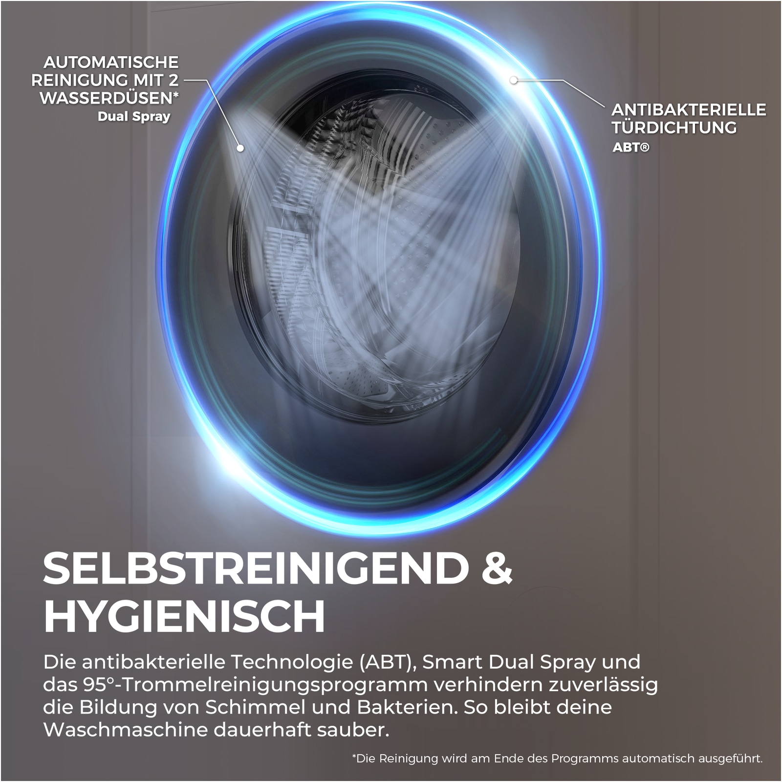 Haier Waschmaschine G9 Serie »HW130-B14687U1« 13 kg 1400 U/min UltraFresh: Hält die Wäsche bis zu 12 Std. frisch