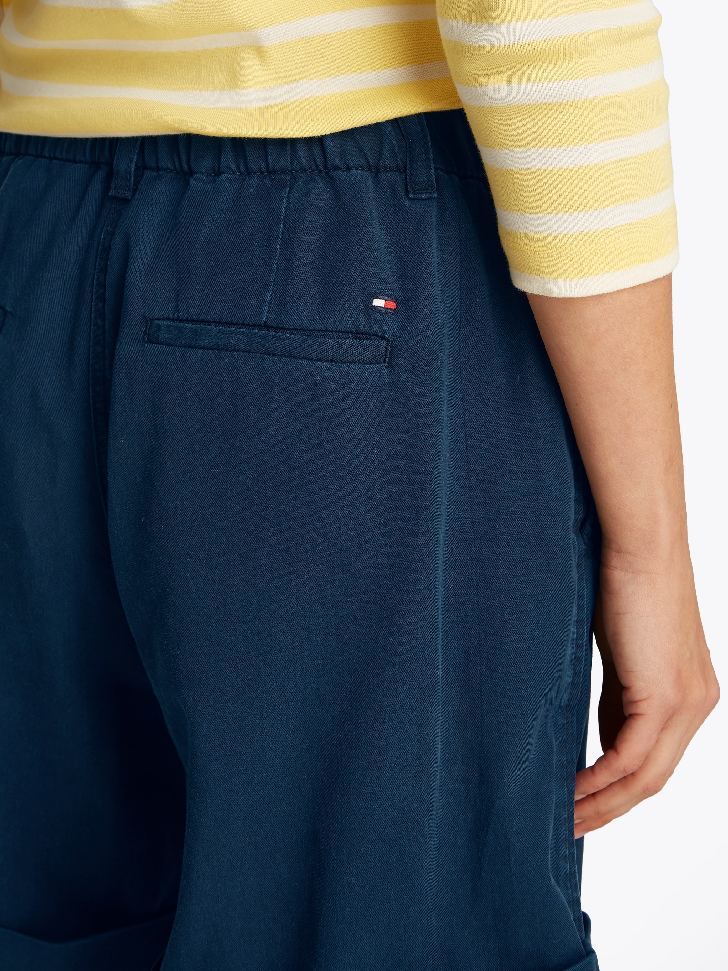 Tommy Hilfiger Shorts »CO TENCEL CHINO SHORT«, mit Umschlagsaum