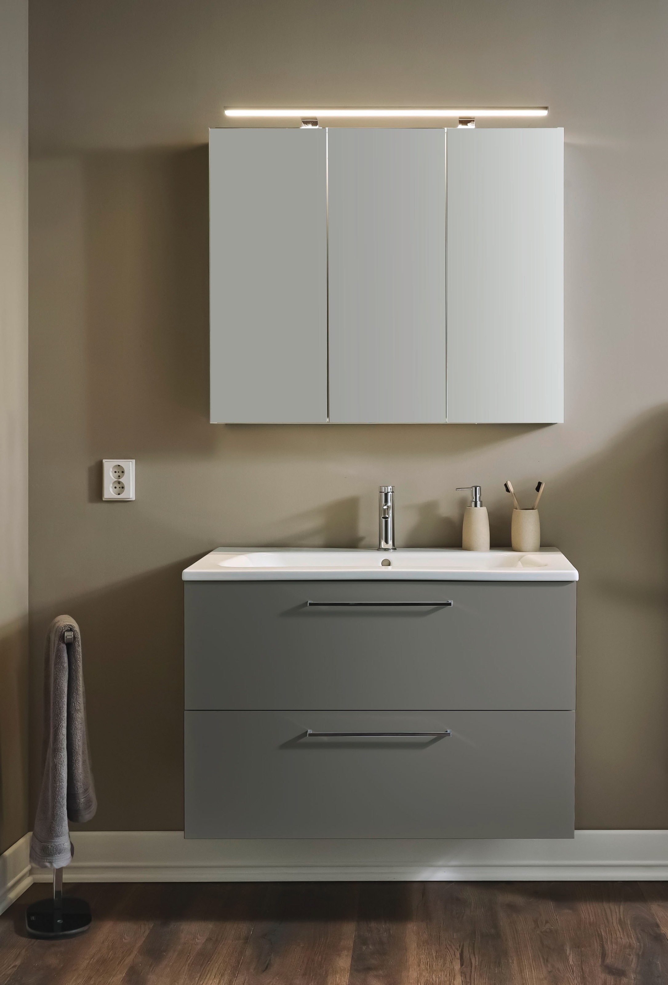 Nolte SPA Badmöbel-Set "Lux - Badmöbel-Set" Komplett-Set, Spiegelschrank, K günstig online kaufen