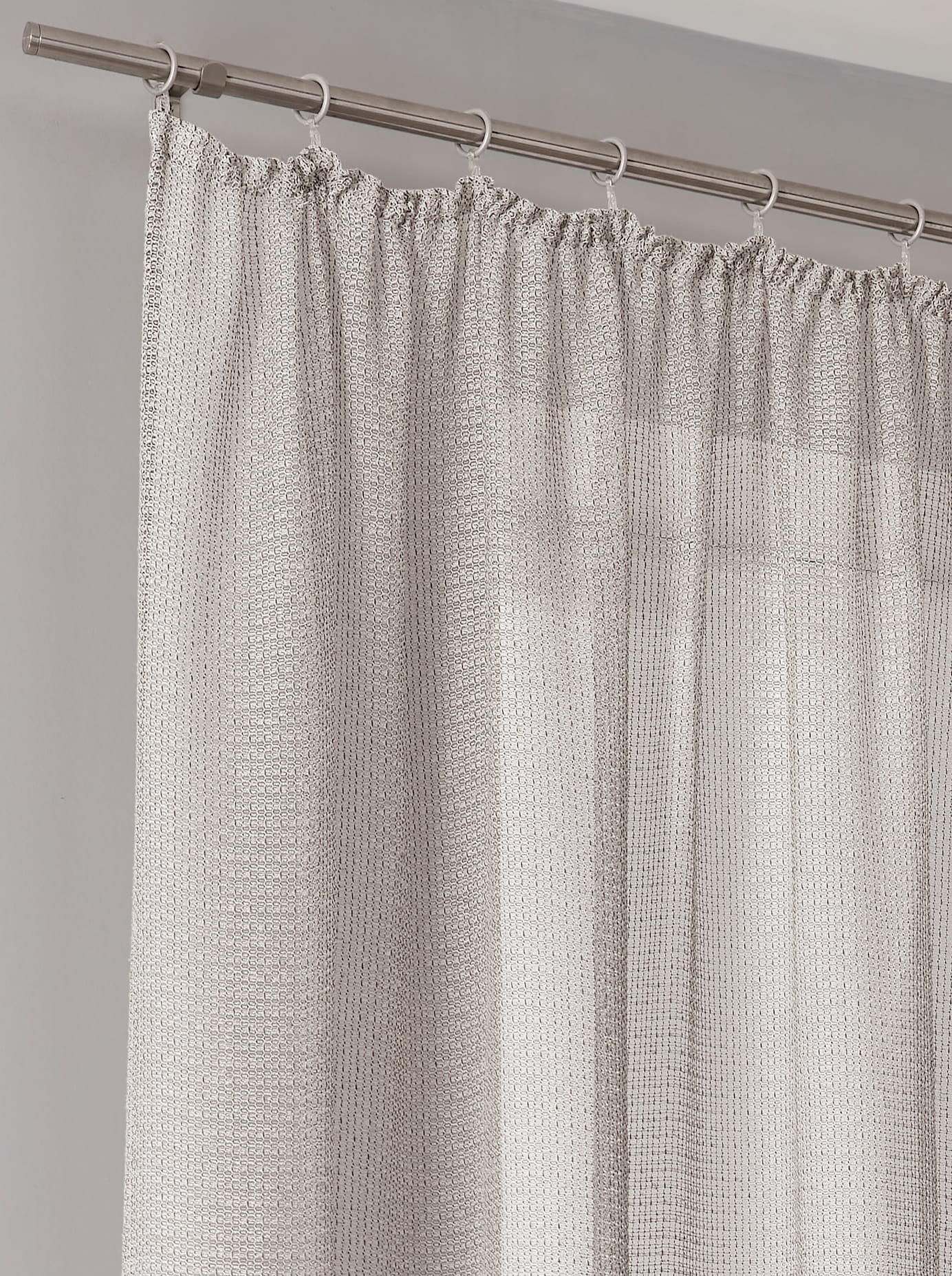   Gardine Kräuselband 1 Stk. tlg.