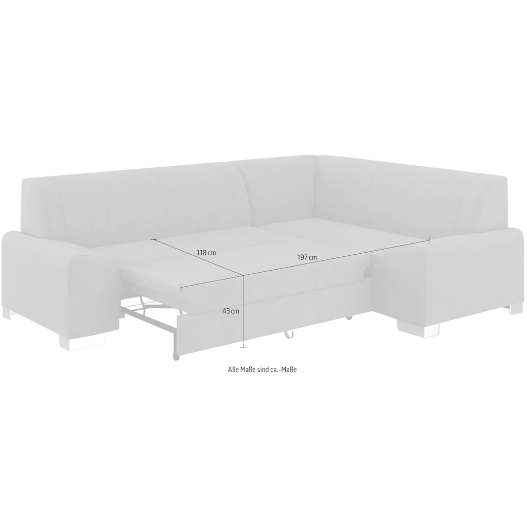 DOMO collection Ecksofa »Anzio«